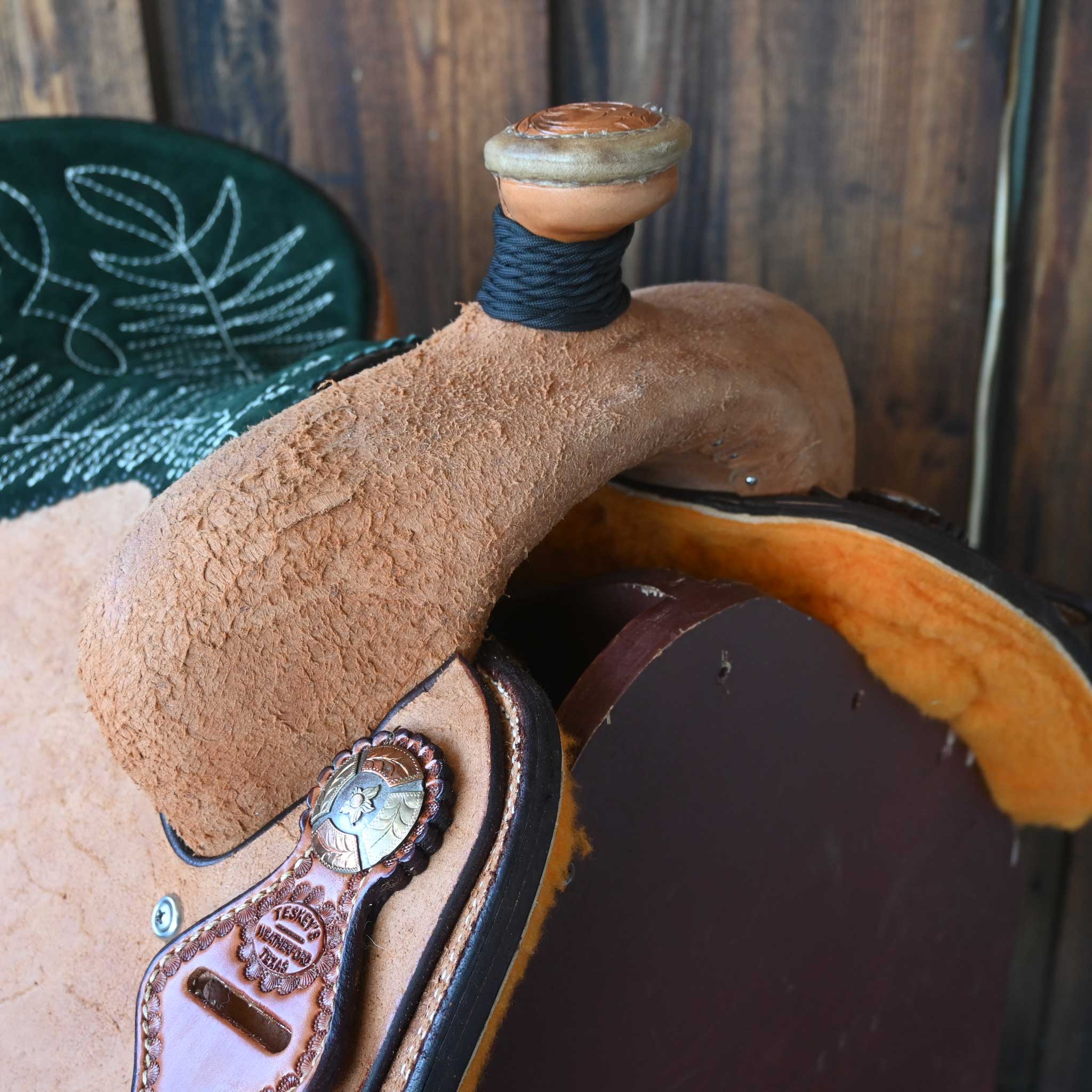 14.5" TESKEY'S CALF ROPING SADDLE - Image 2