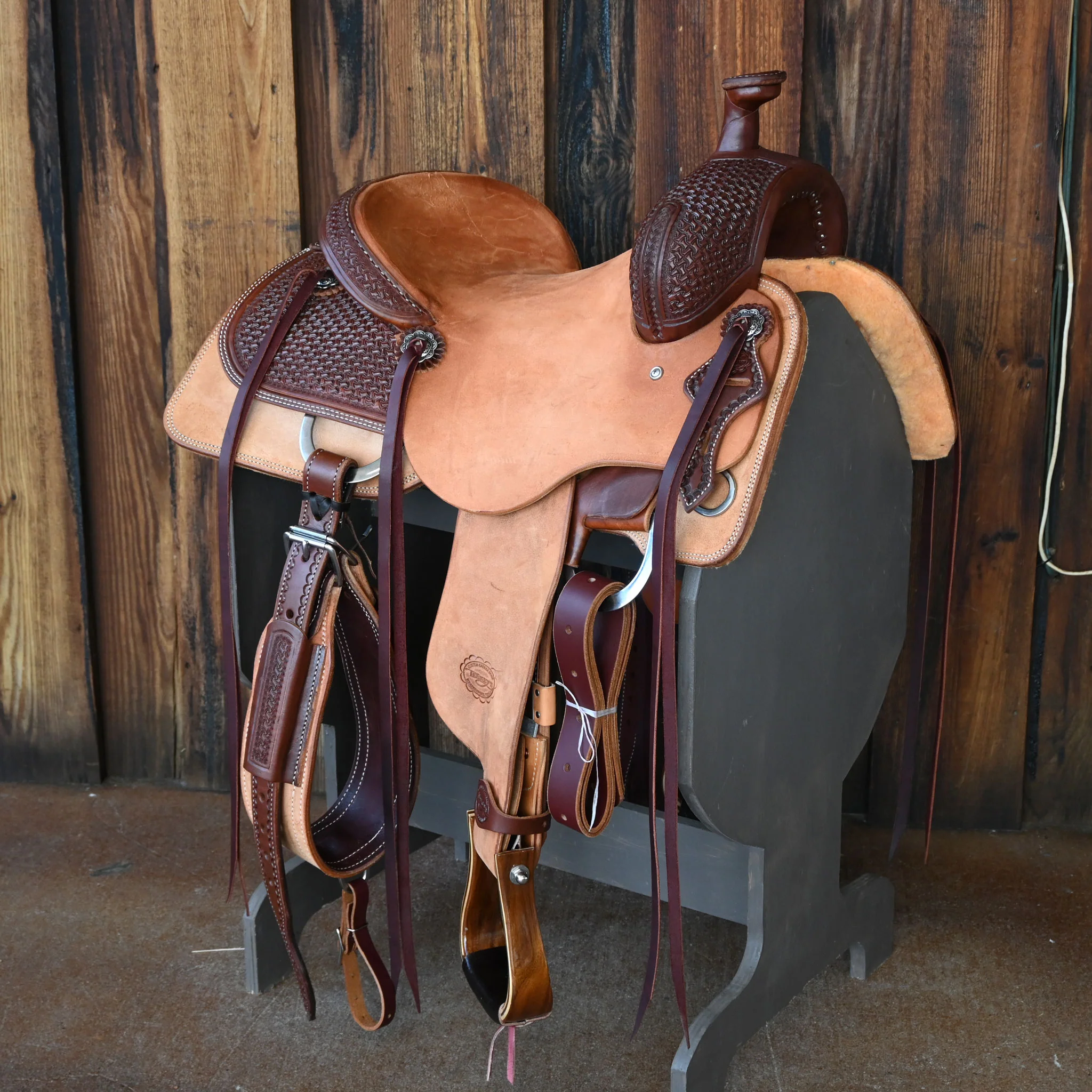 14.5" TESKEY'S RANCH CUTTER SADDLE