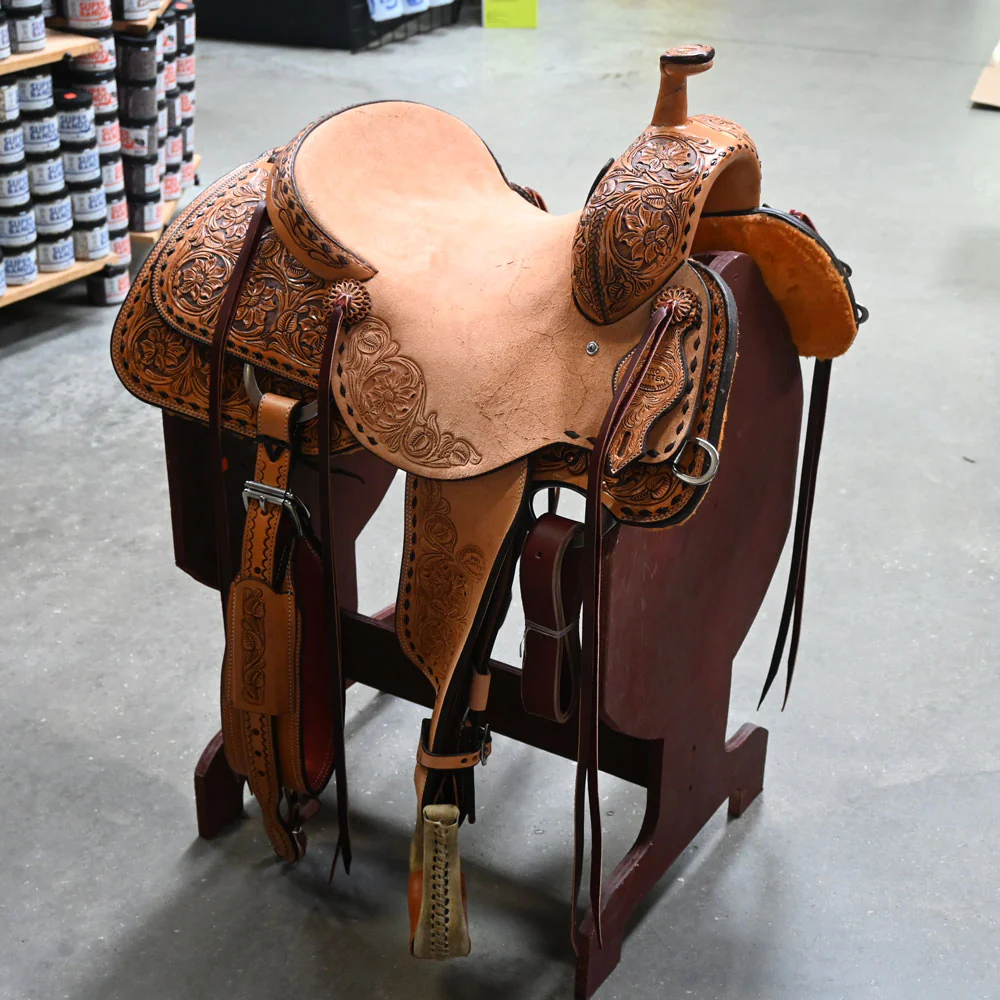 14.5" TESKEY'S PRO CUTTER RANCH CUTTER SADDLE