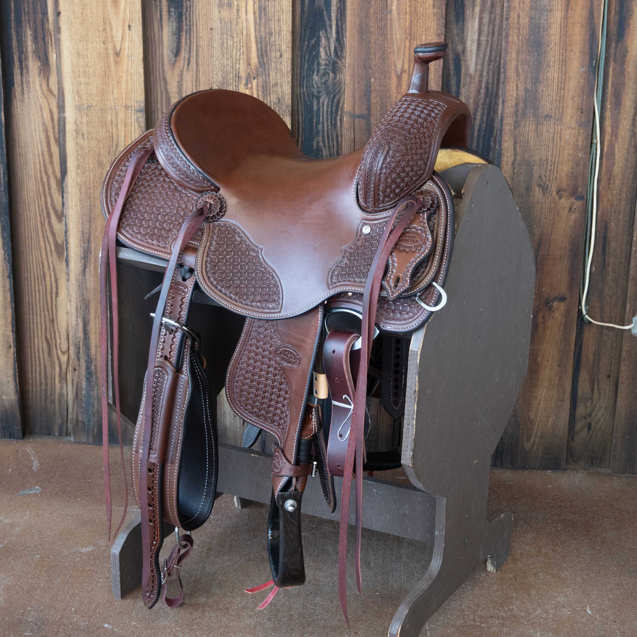 14.5" TESKEY'S PRO CUTTER RANCH CUTTER SADDLE