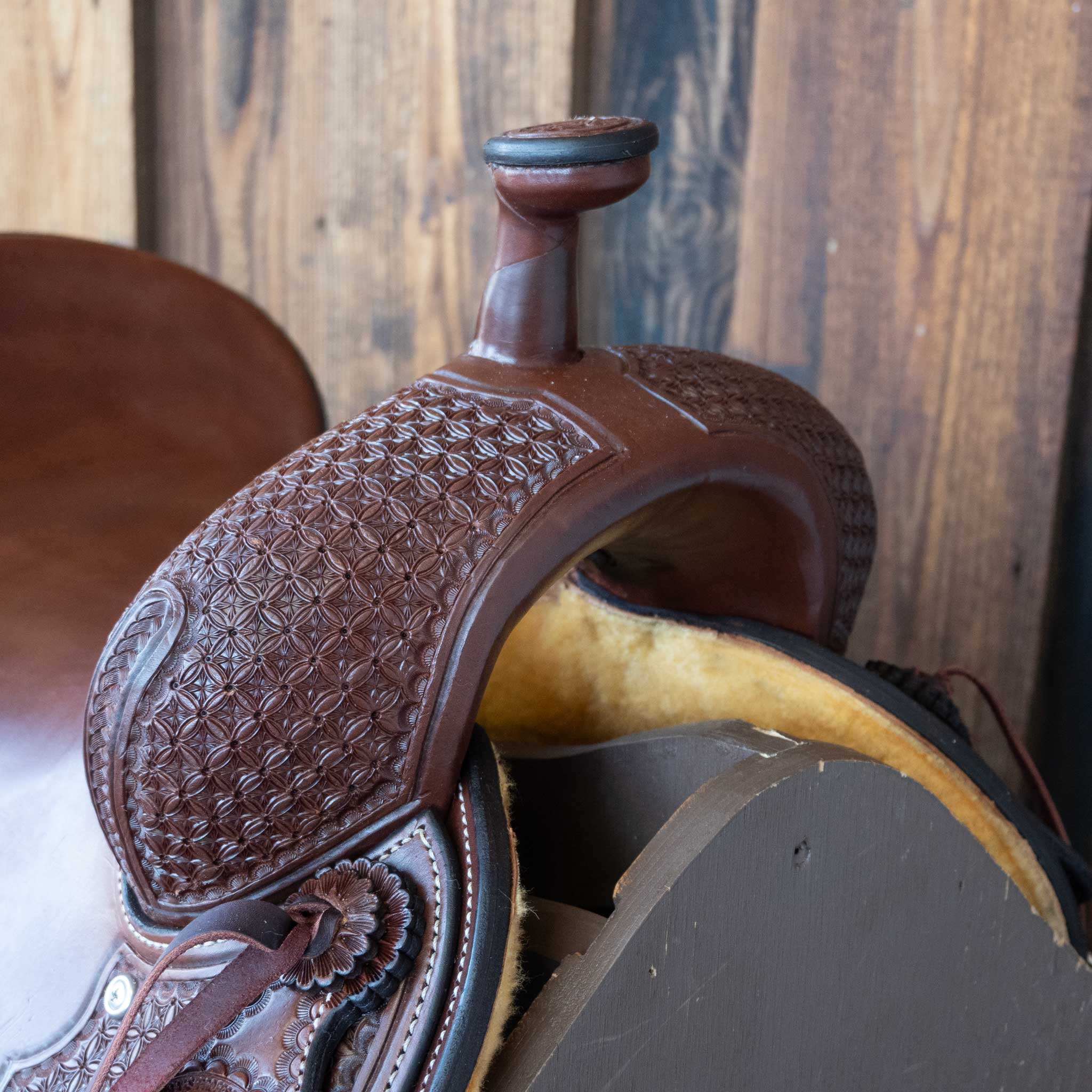 14.5" TESKEY'S PRO CUTTER RANCH CUTTER SADDLE - Image 2