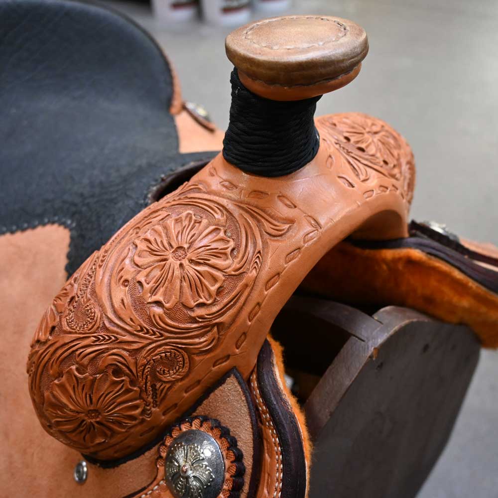 14.5" TESKEY'S TEAM ROPING SADDLE - Image 2