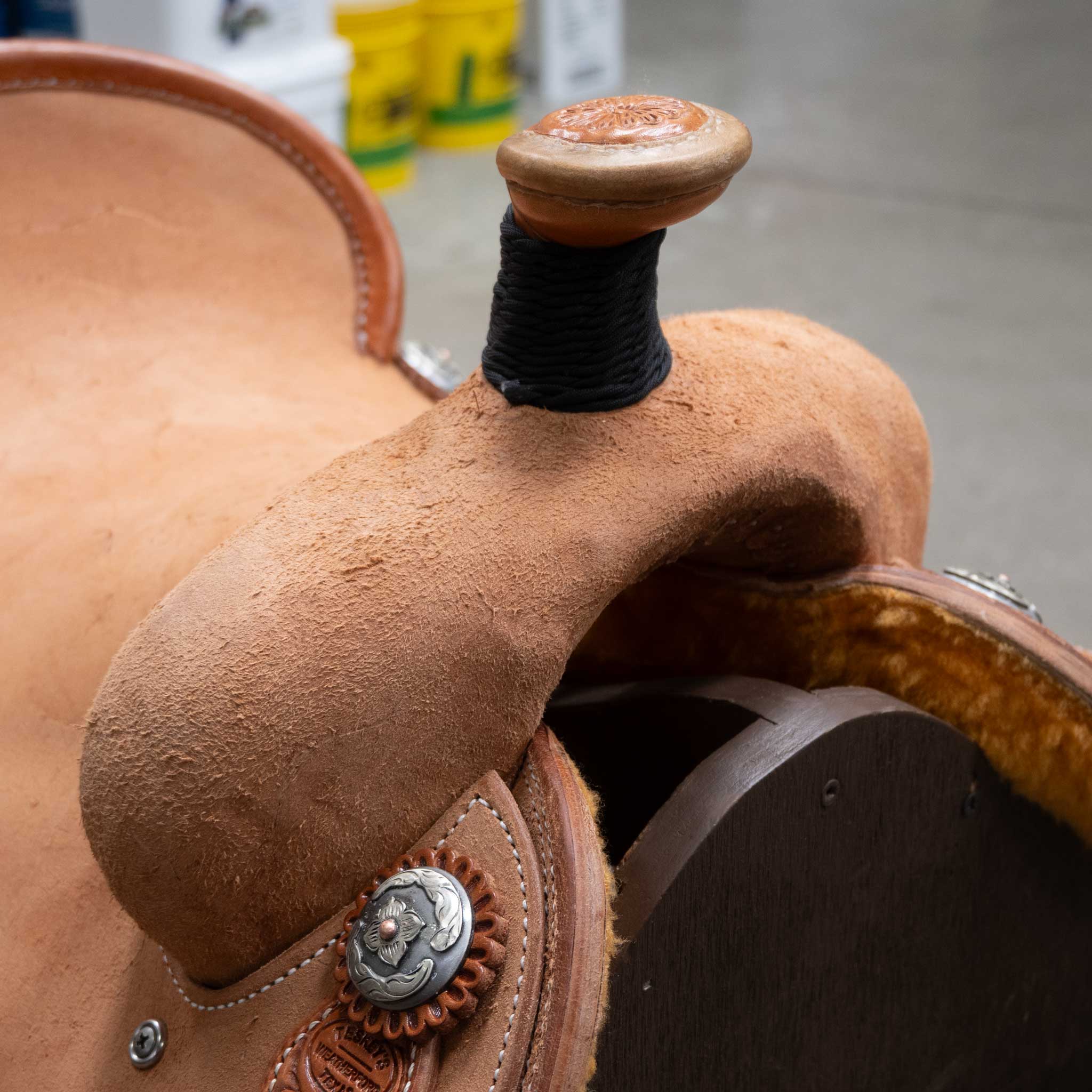 14.5" TESKEY'S TEAM ROPING SADDLE - Image 2
