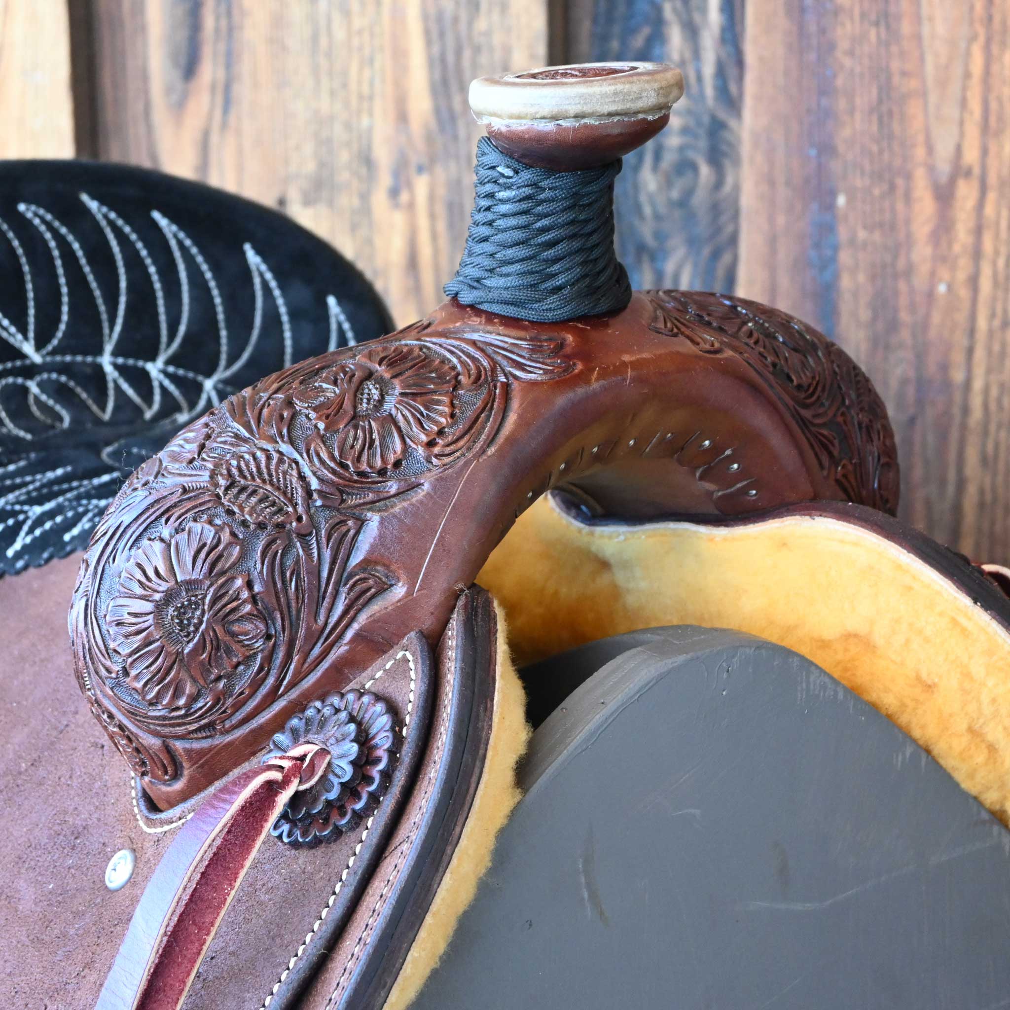 14.5" TESKEY'S TEAM ROPING SADDLE - Image 2