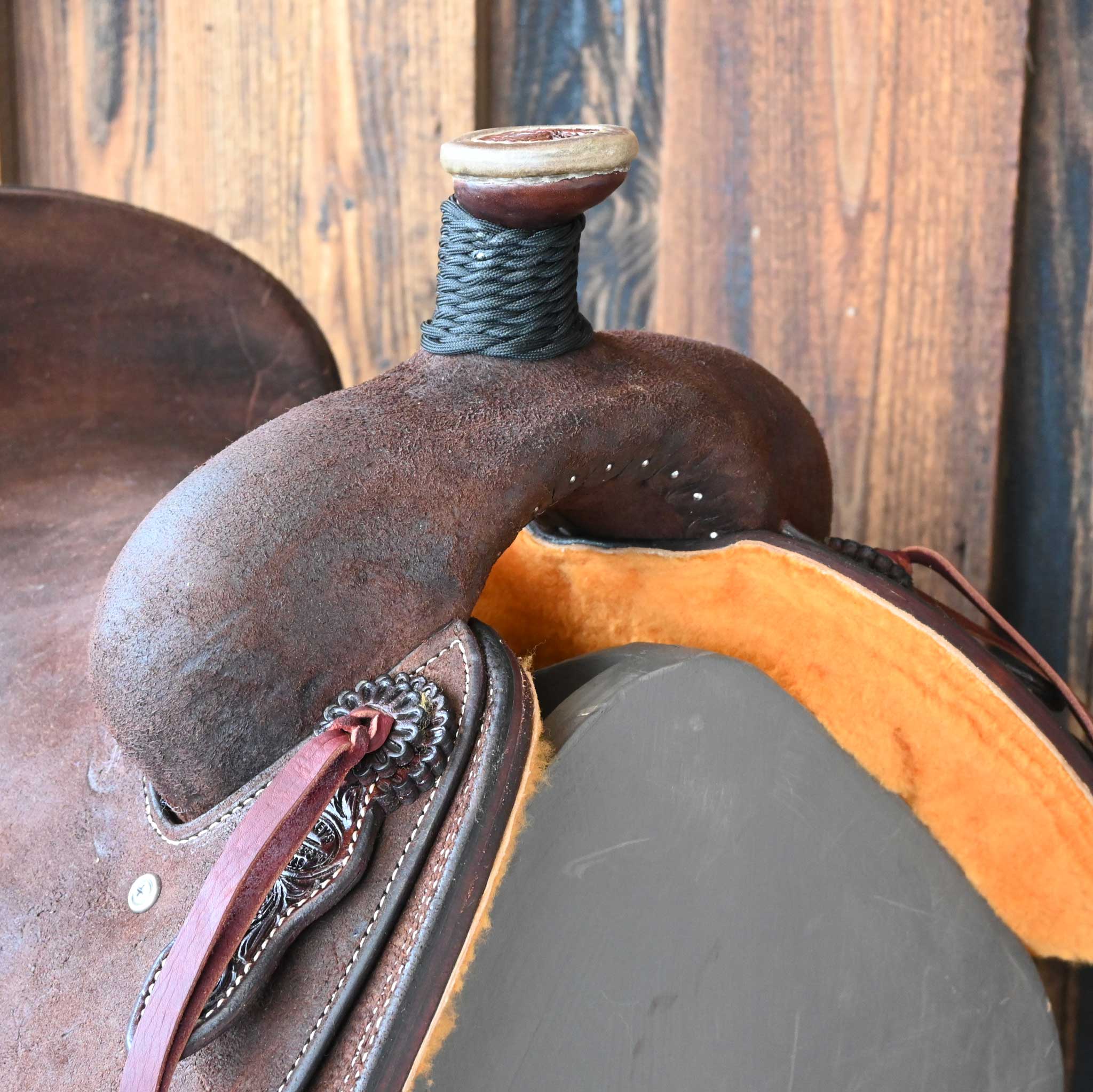 14.5" TESKEY'S TEAM ROPING SADDLE - Image 2