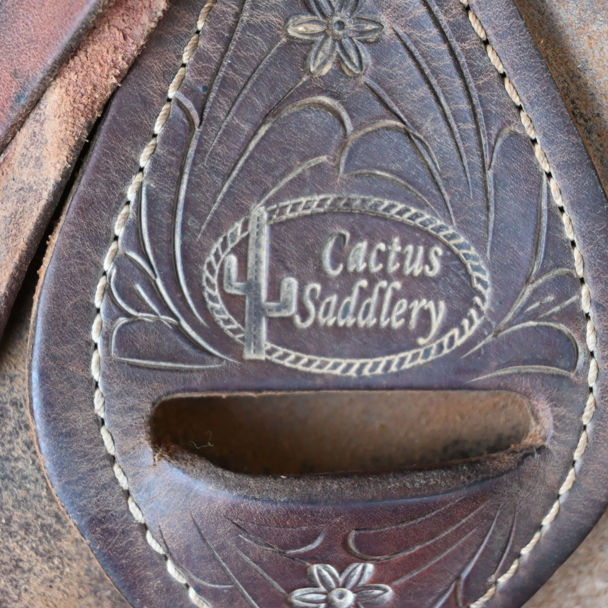 14.5" USED CACTUS RANCH SADDLE - Image 4
