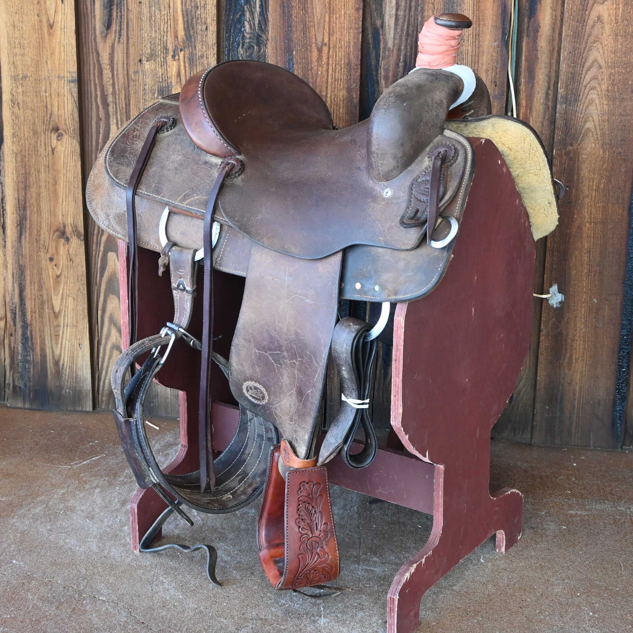 14.5" USED COATS RANCH CUTTER SADDLE