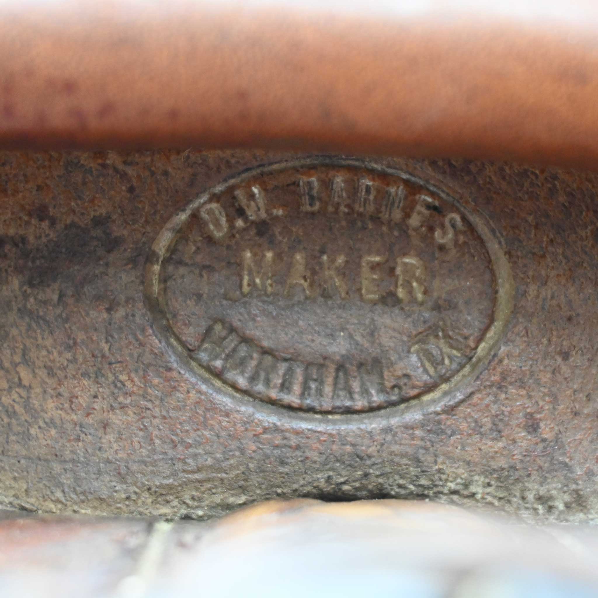 14.5" USED D.W. BARNES CALF ROPING SADDLE - Image 4