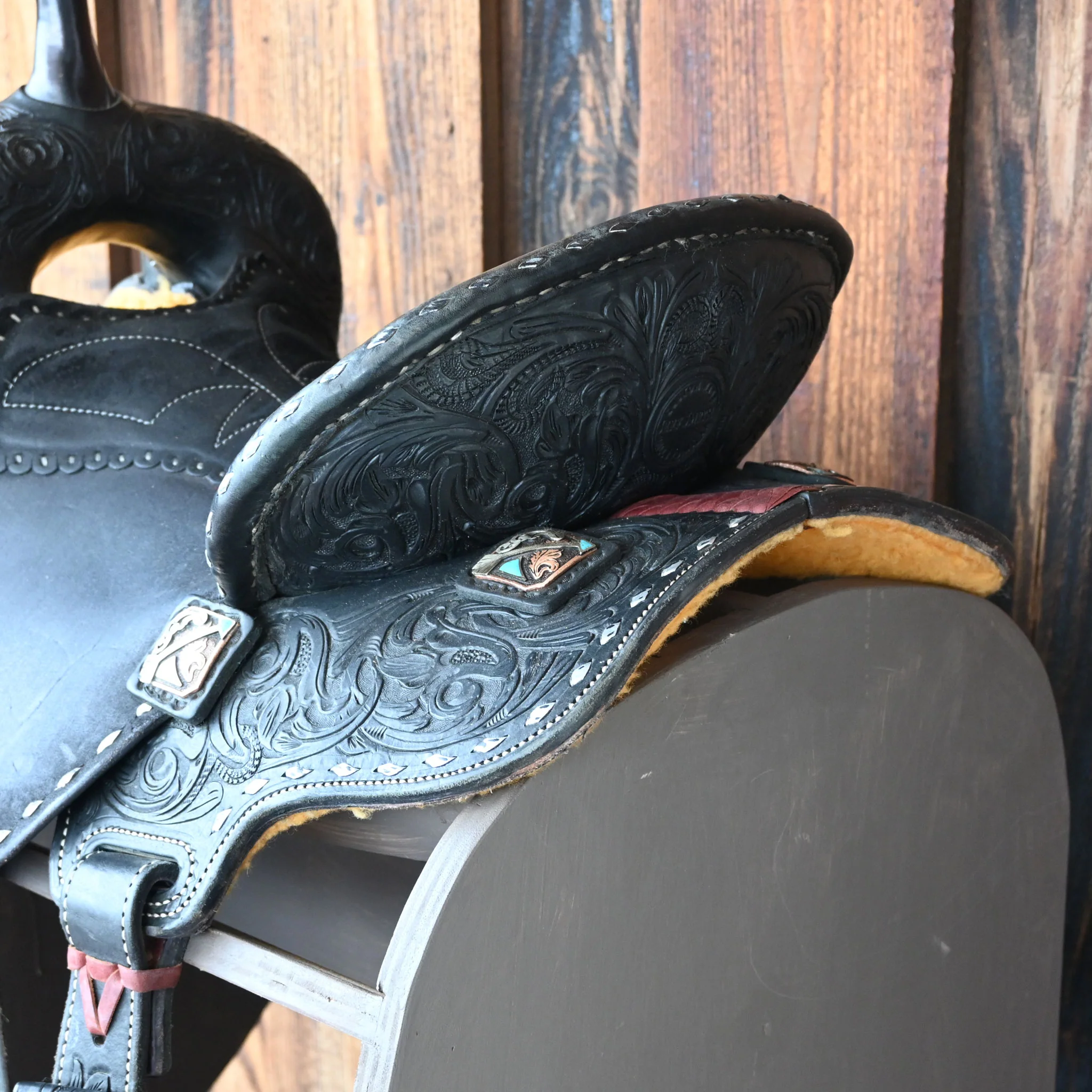 14.5" USED JEFF SMITH BARREL SADDLE - Image 3