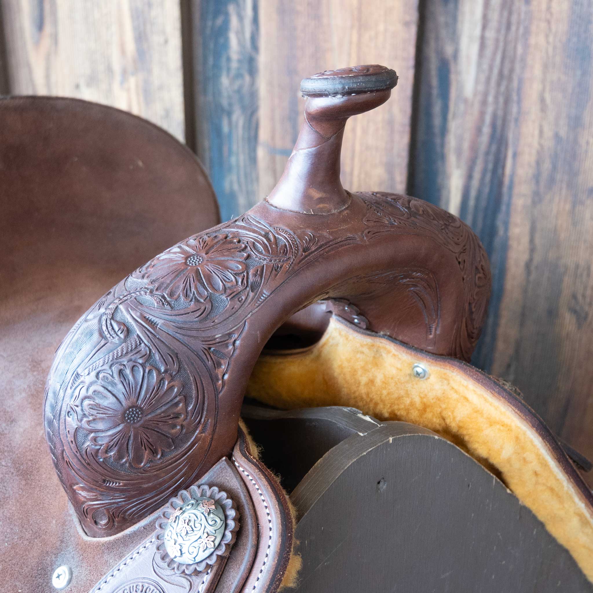 14.5" USED JEFF SMITH BARREL SADDLE - Image 2