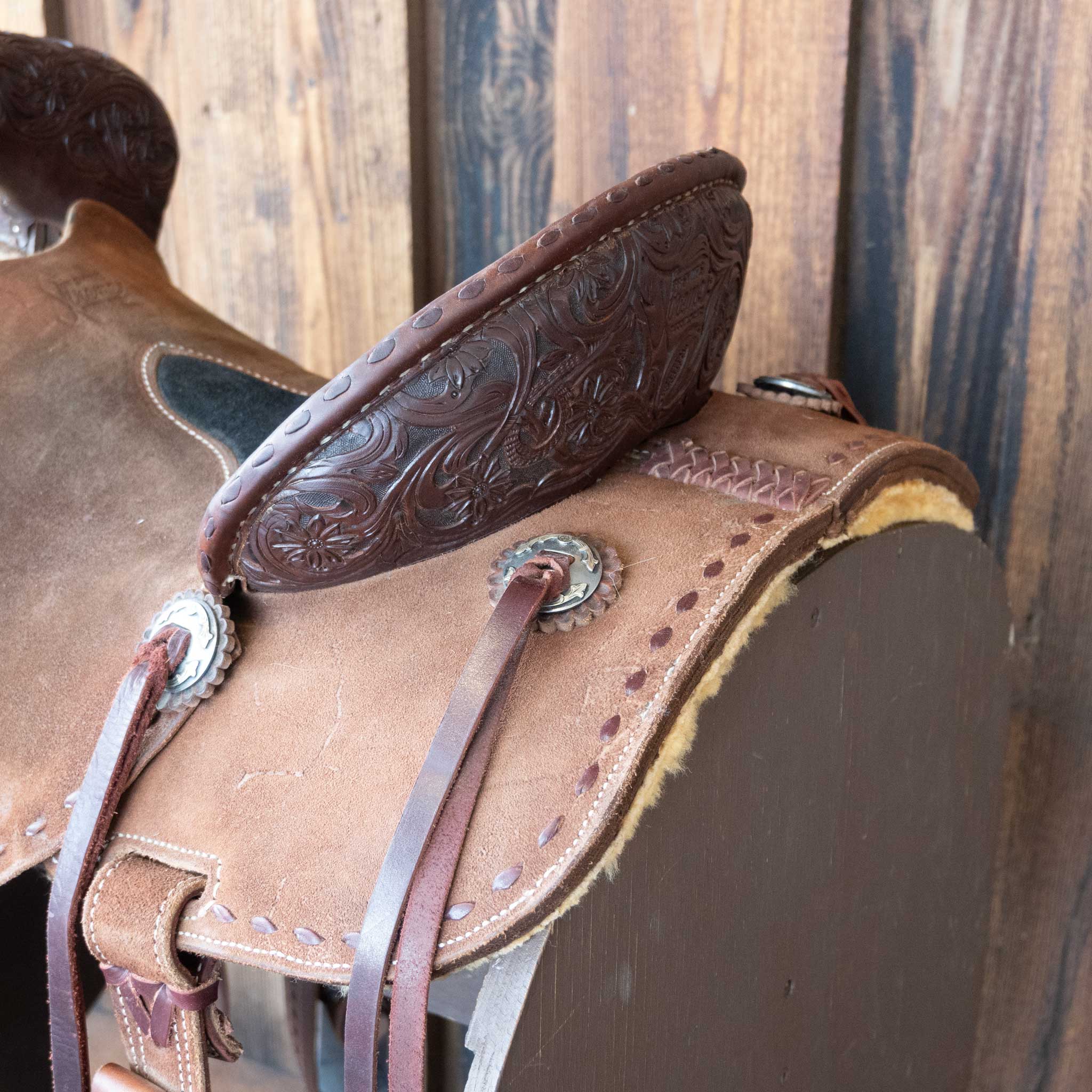 14.5" USED JEFF SMITH XTREME BARREL SADDLE - Image 3