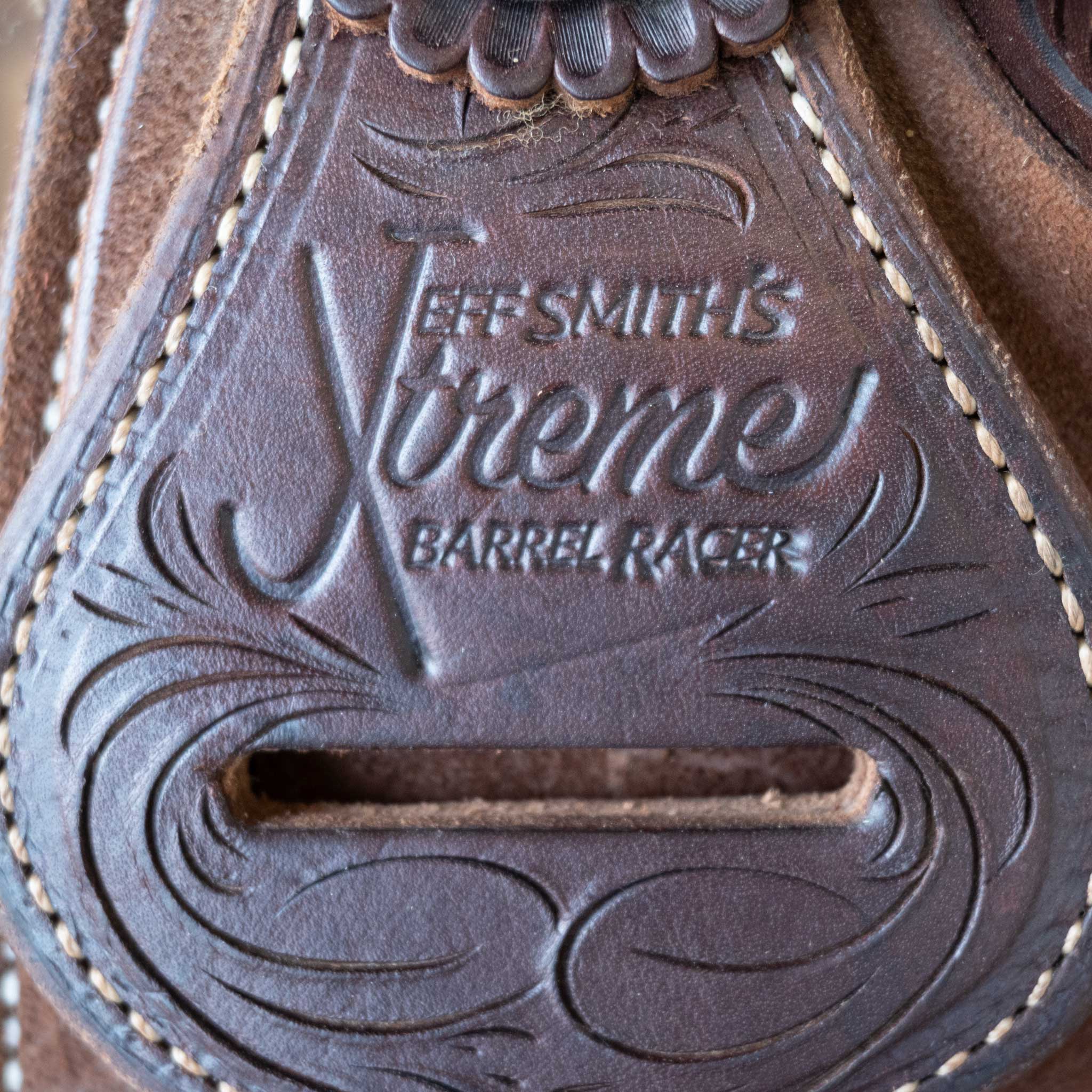 14.5" USED JEFF SMITH XTREME BARREL SADDLE - Image 4
