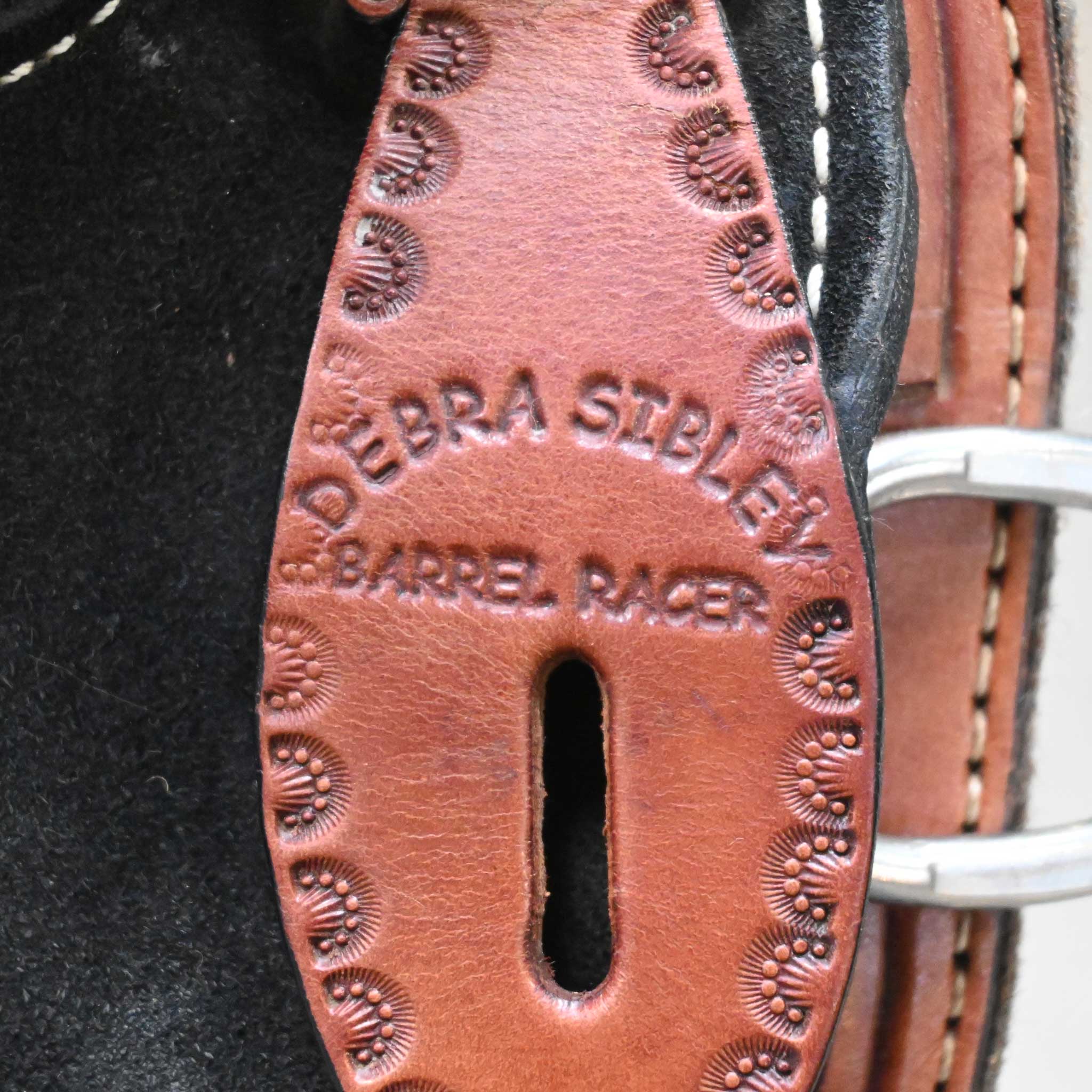 14.5" USED PANTHER CANYON DEBRA SIBLEY BARREL SADDLE - Image 5