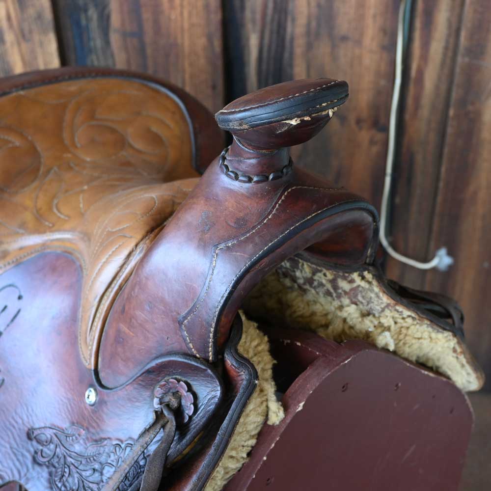 14.5" USED RANCH SADDLE - Image 2