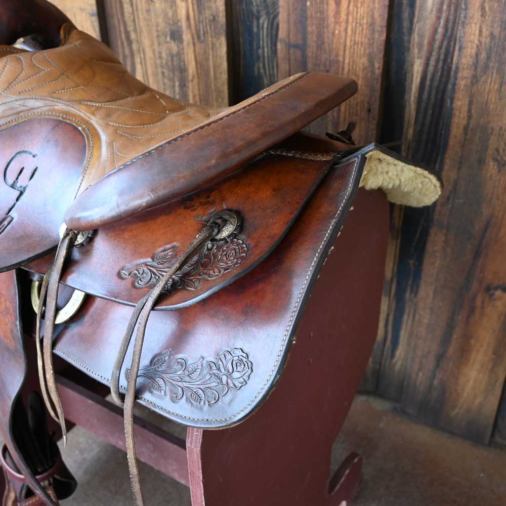 14.5" USED RANCH SADDLE - Image 3
