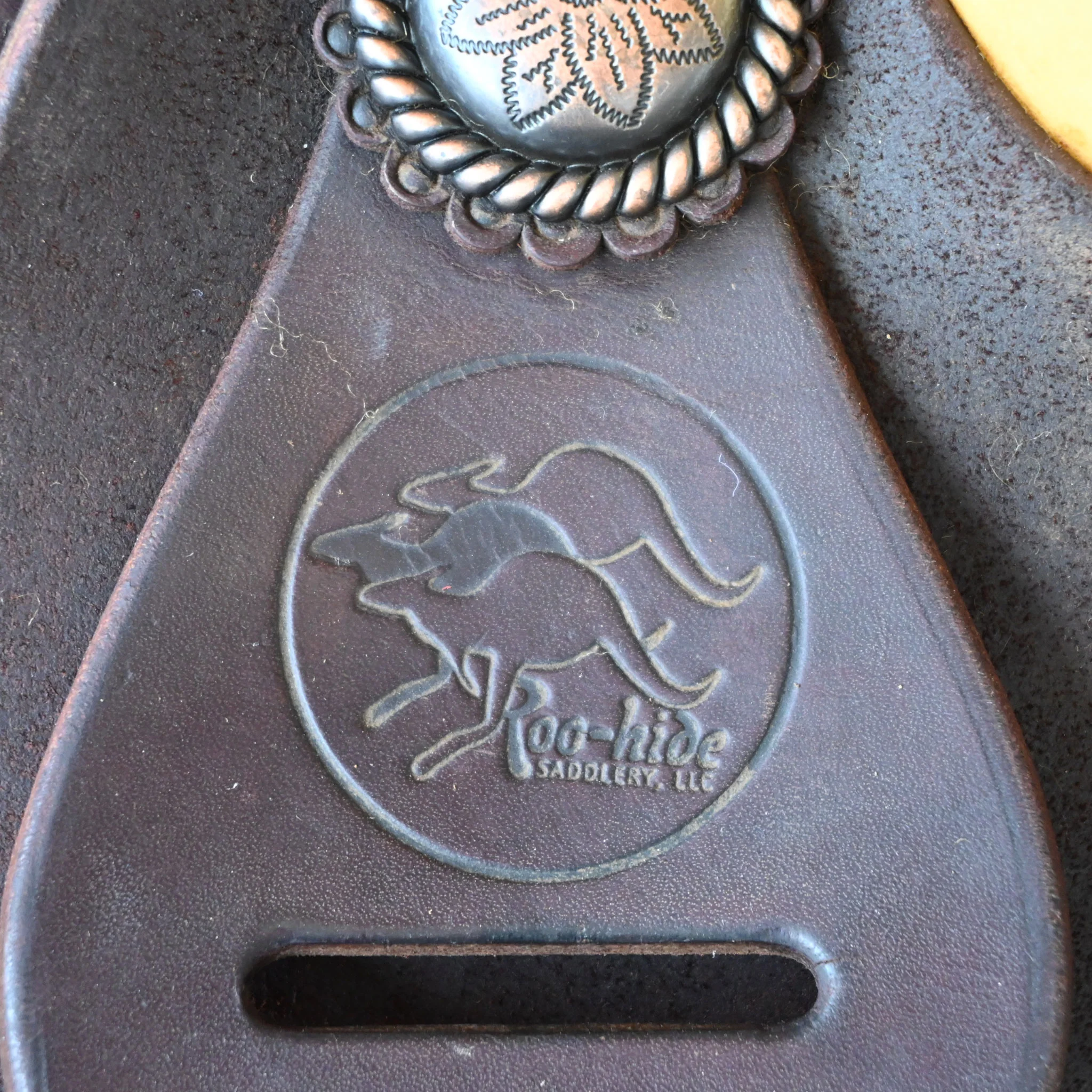 14.5" USED ROO HIDE BARREL SADDLE - Image 4