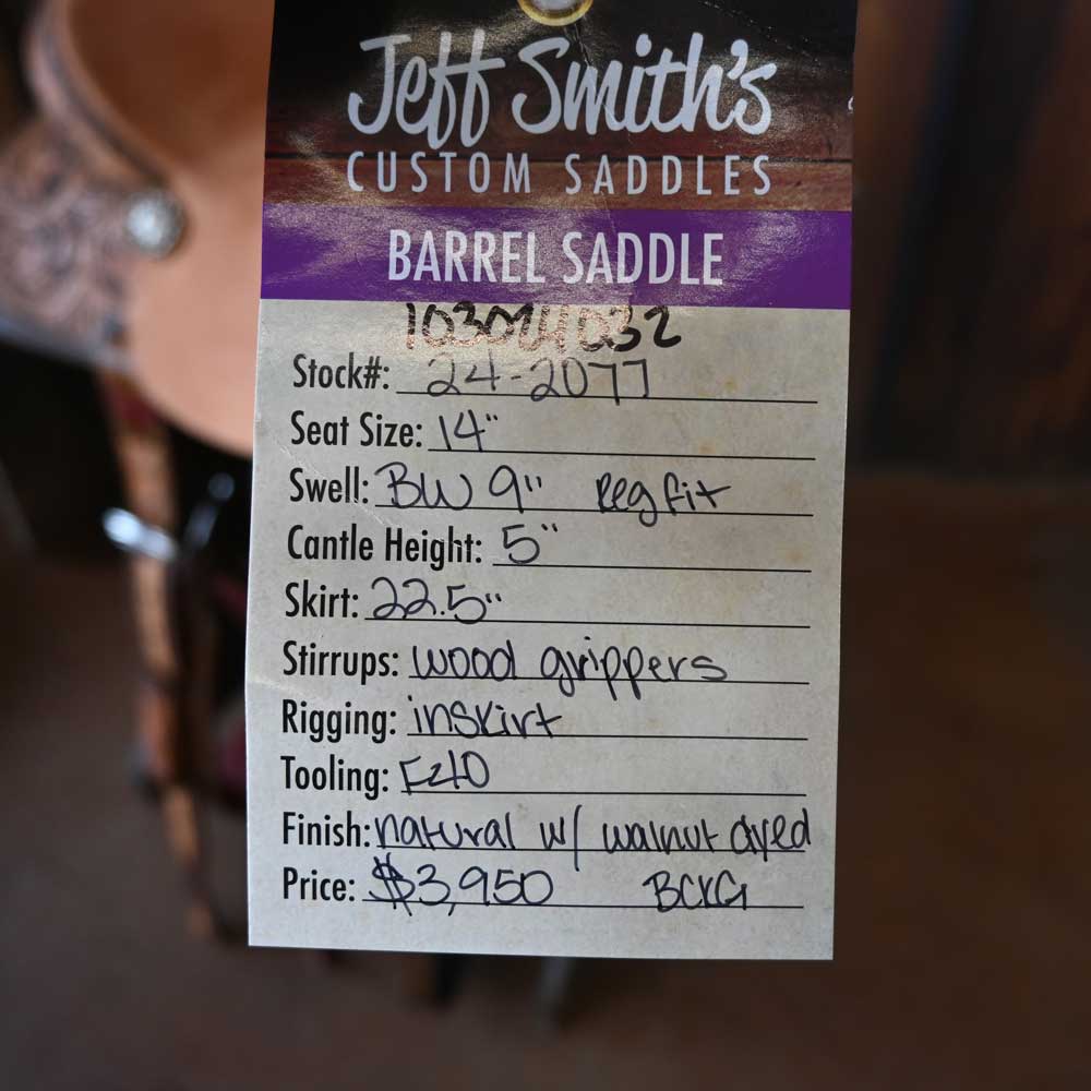 14" JEFF SMITH BARREL SADDLE - Image 3