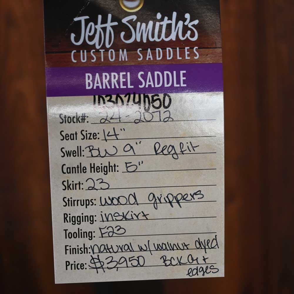 14" JEFF SMITH BARREL SADDLE - Image 3