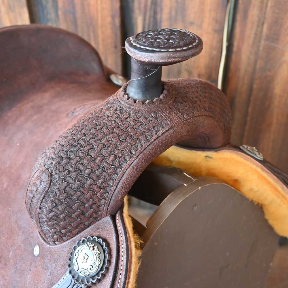 14" JEFF SMITH ROPING SADDLE - Image 2