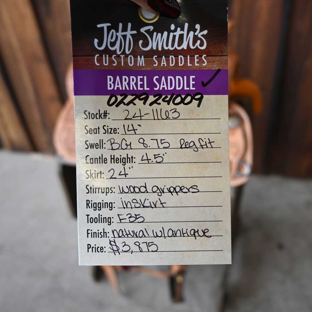 14" JEFF SMITH XTREME BARREL SADDLE - Image 2
