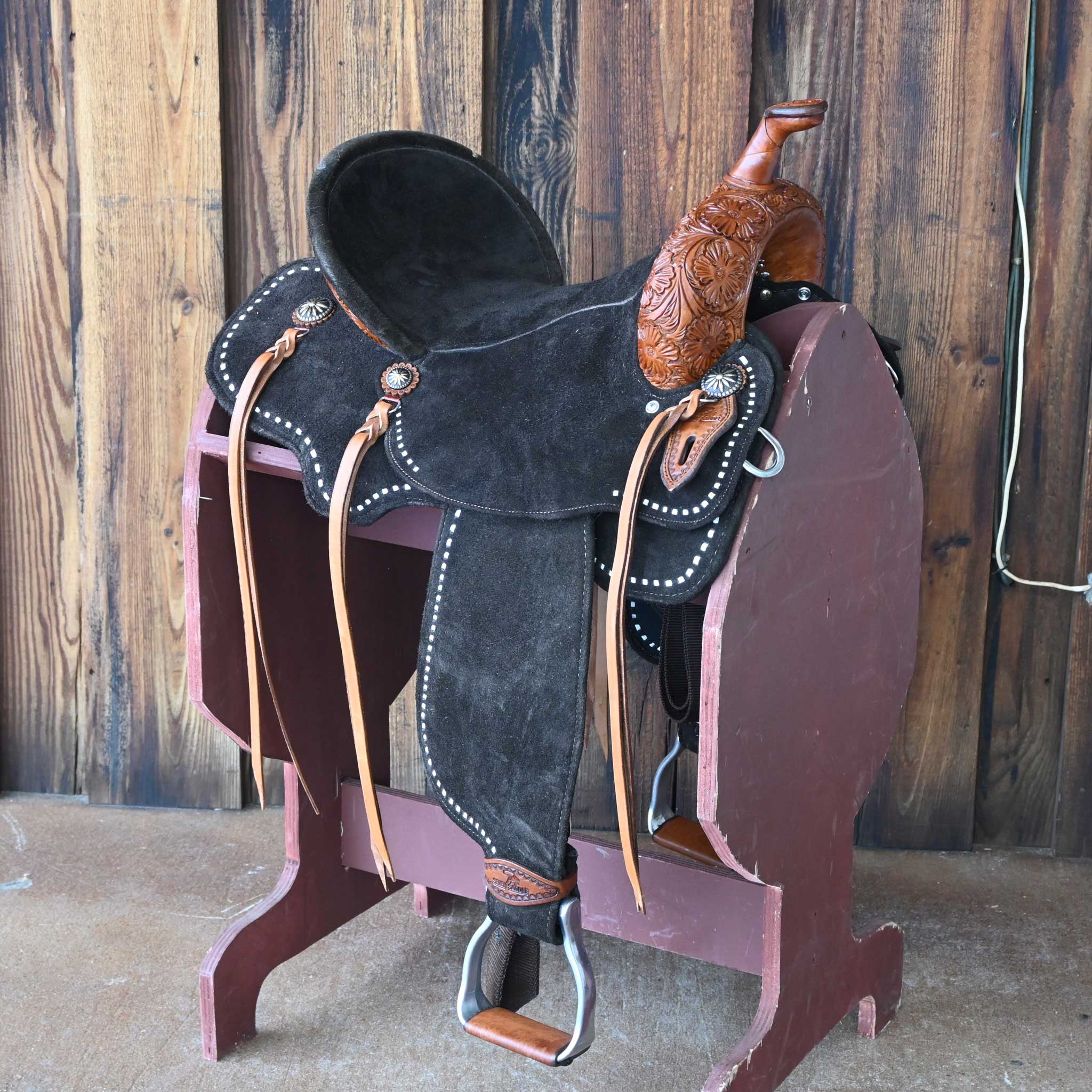 14" SEVEN LIGHTWEIGHT (FIBERGLASS TREE) BARREL SADDLE