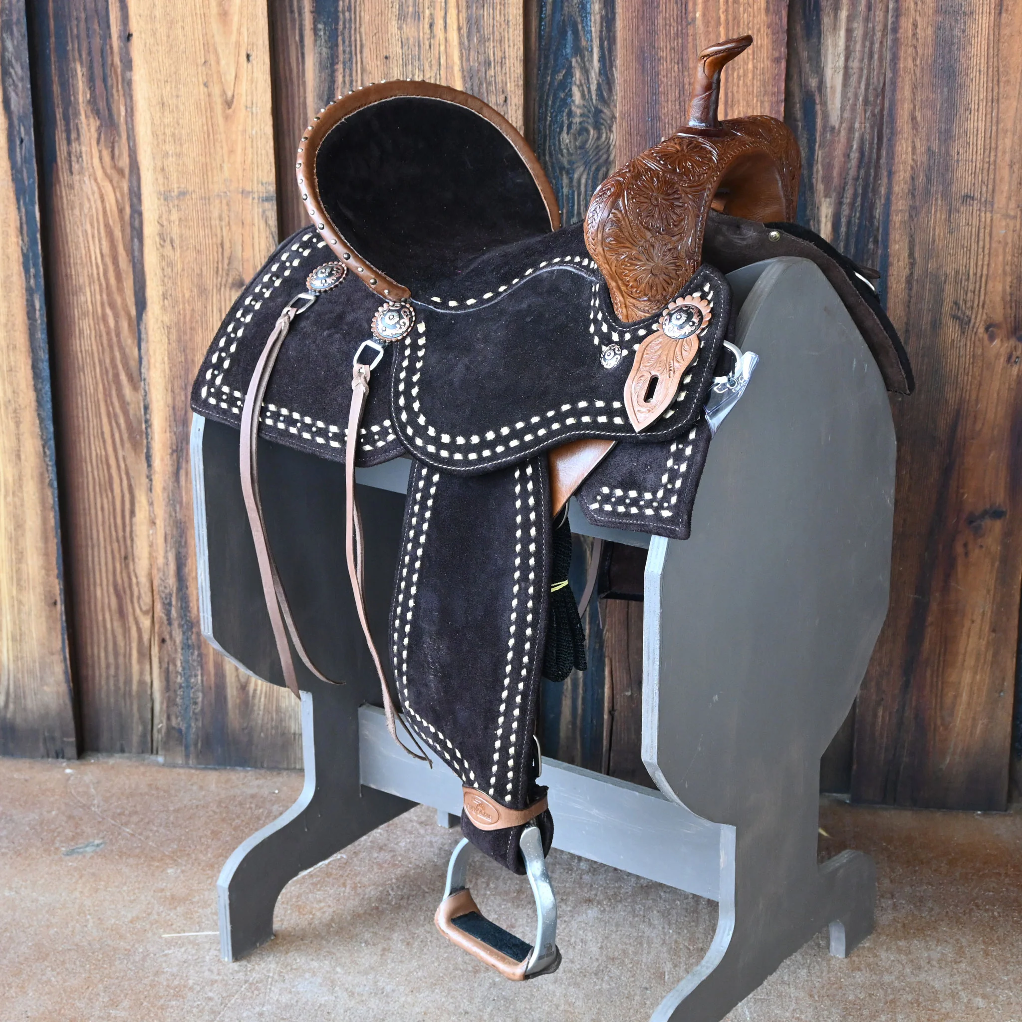 14" SEVEN LIGHTWEIGHT (WOOD TREE) BARREL SADDLE