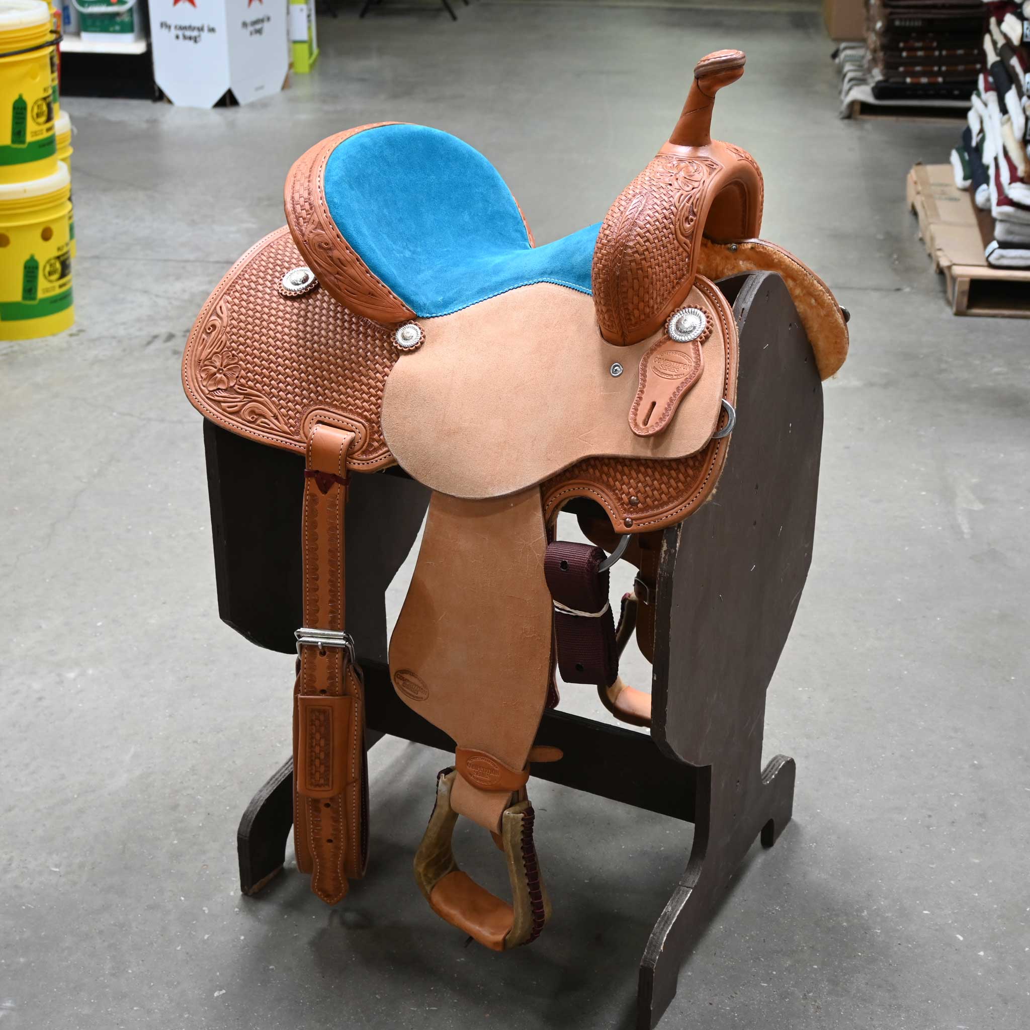 14" TESKEY'S COMPETITION BARREL SADDLE