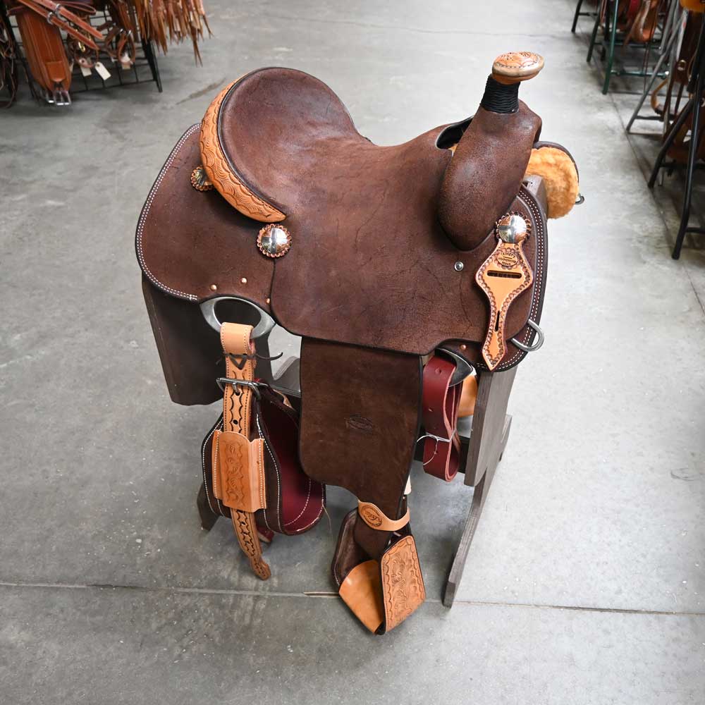 14" TESKEY'S TEAM ROPING SADDLE