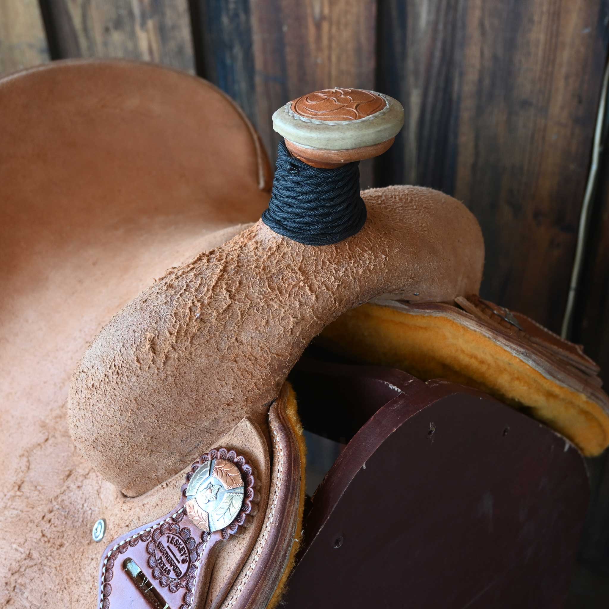 14" TESKEY'S TEAM ROPING SADDLE - Image 2