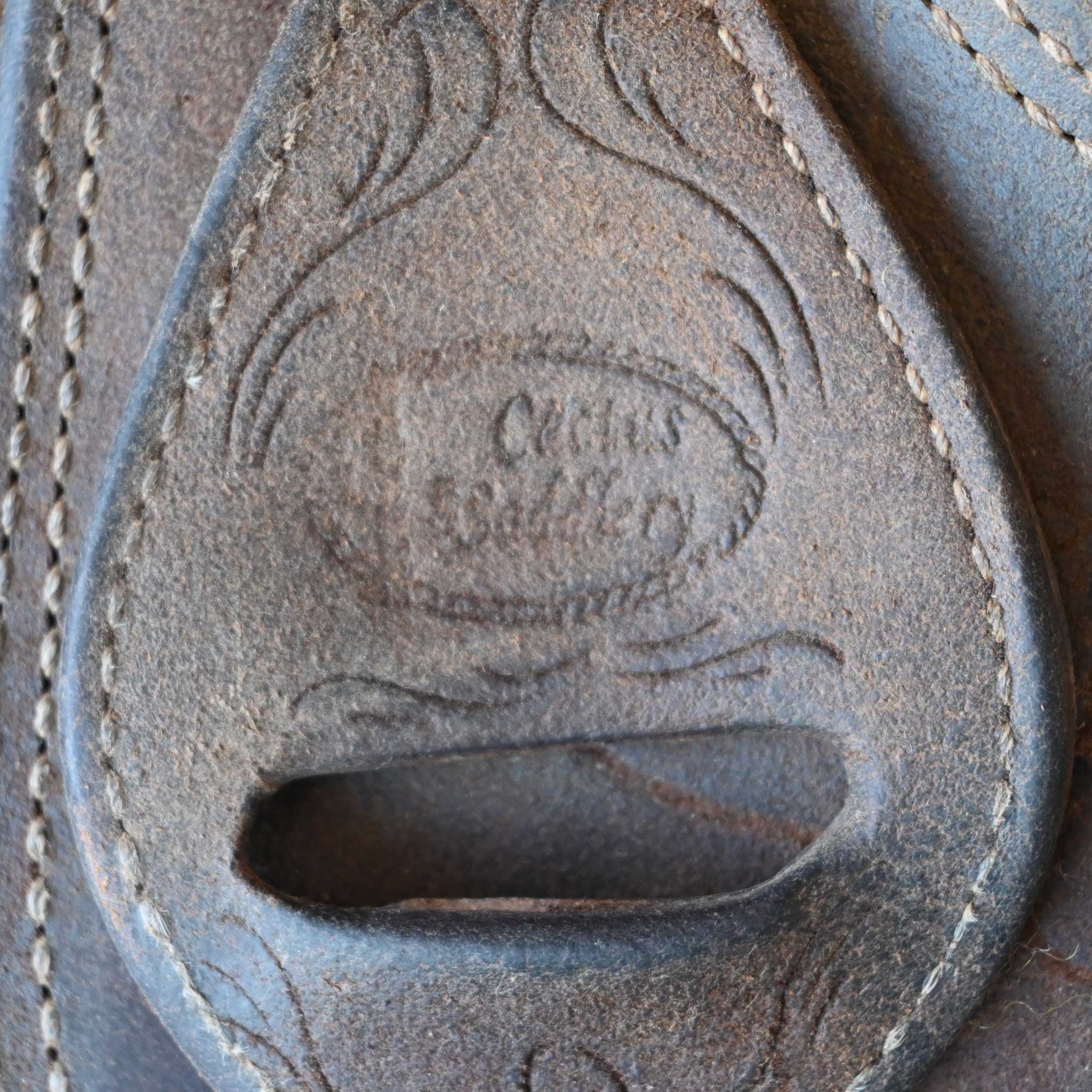 14" USED CACTUS TEAM ROPING SADDLE - Image 4