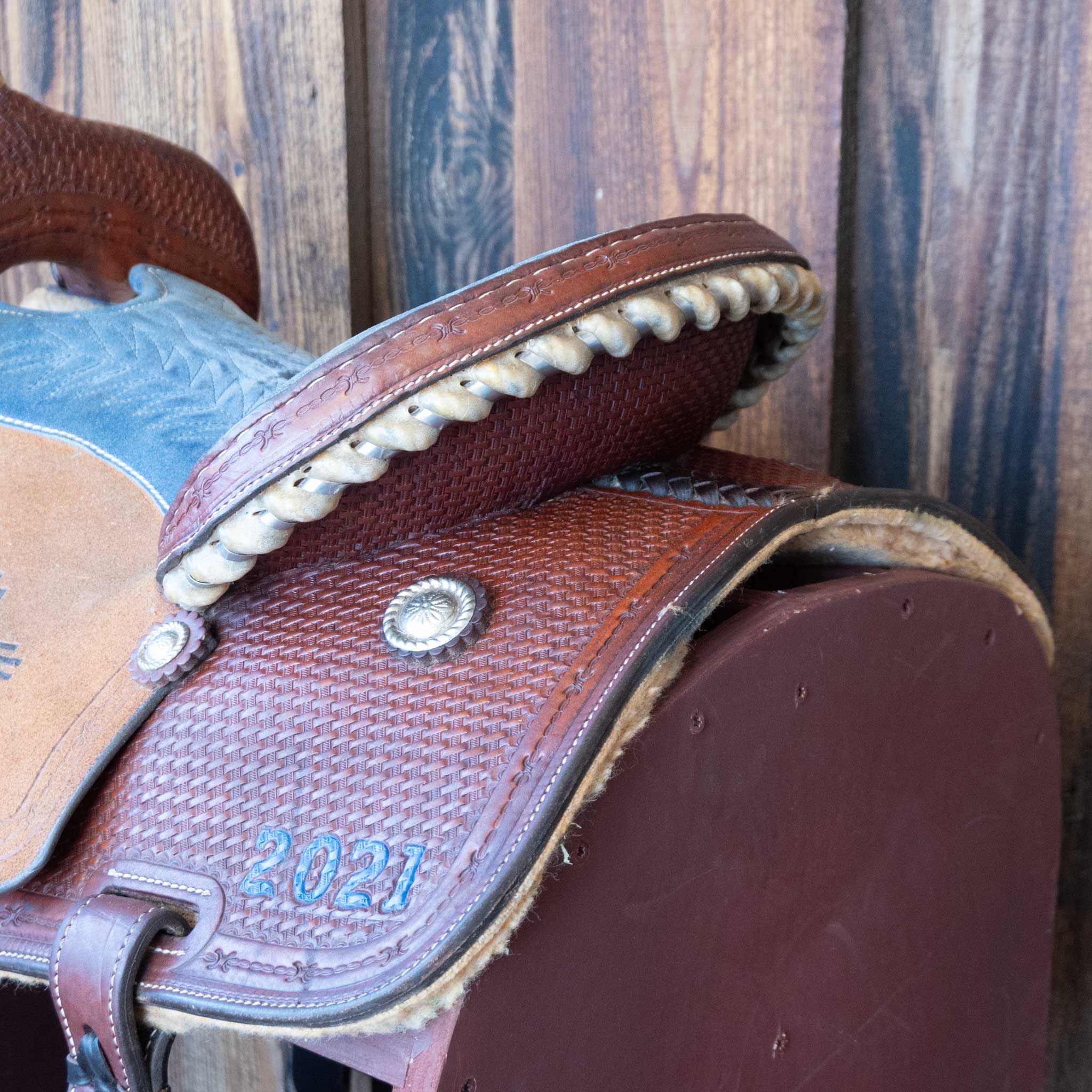 14" USED CORRIENTE BARREL SADDLE - Image 3