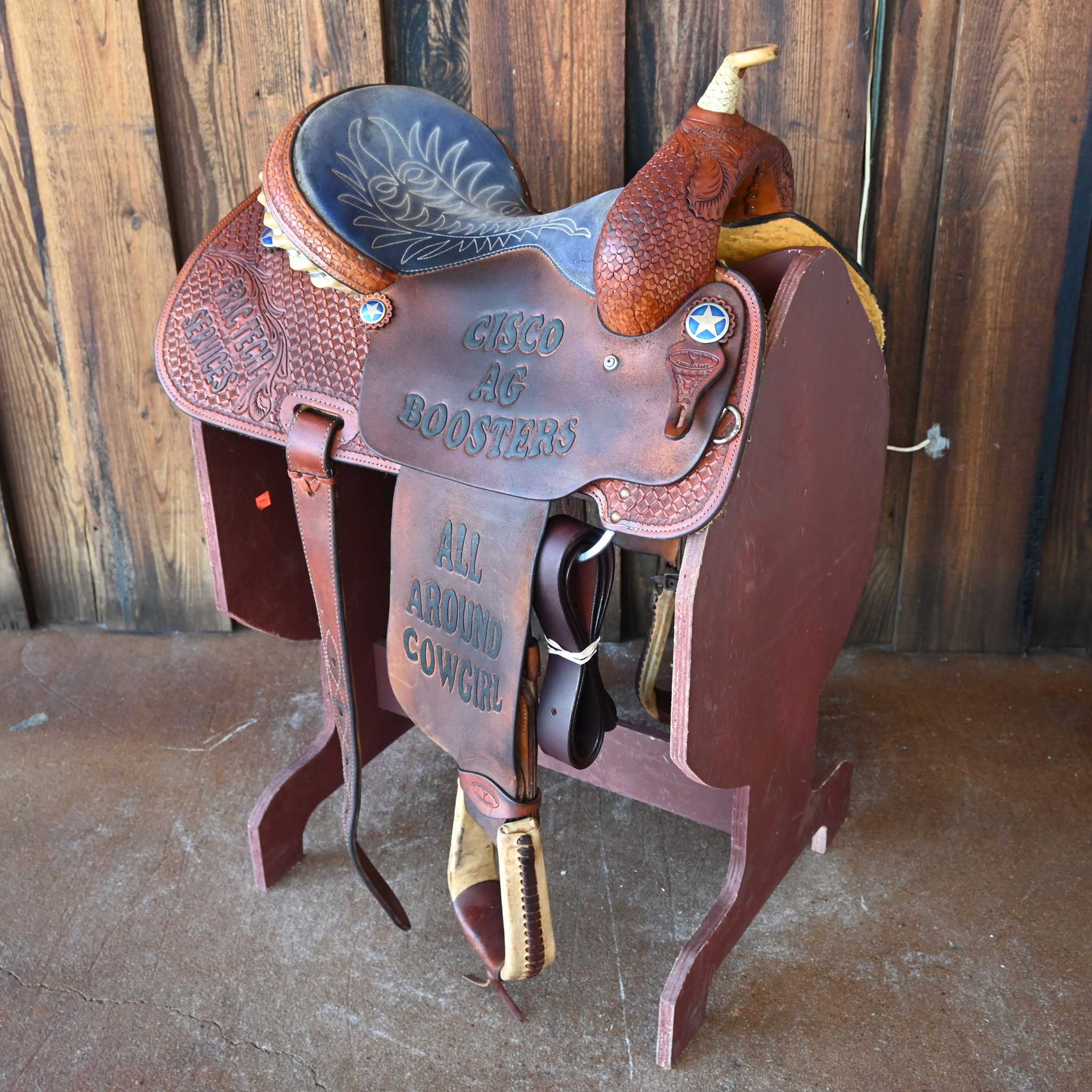 14" USED COWBOY CLASSIC BARREL SADDLE