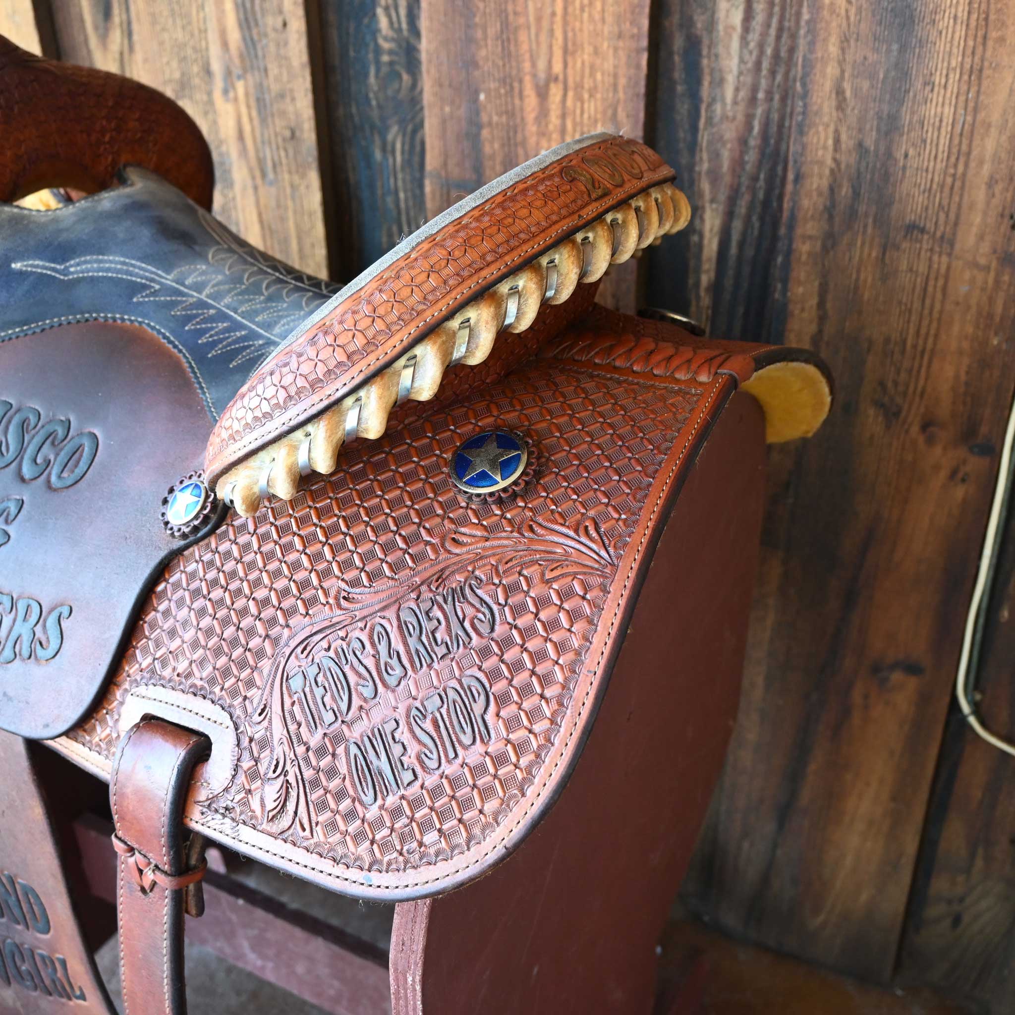 14" USED COWBOY CLASSIC BARREL SADDLE - Image 3