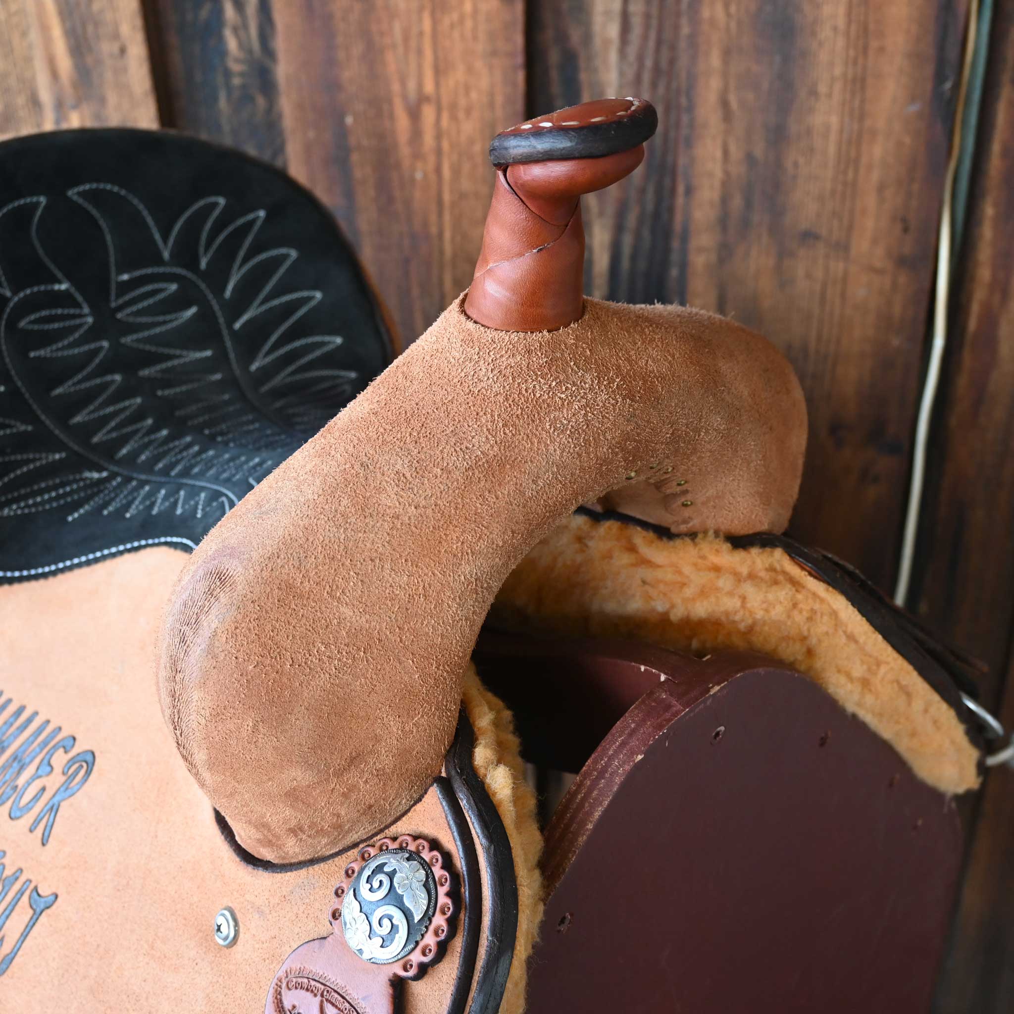 14" USED COWBOY CLASSIC BARREL SADDLE - Image 2