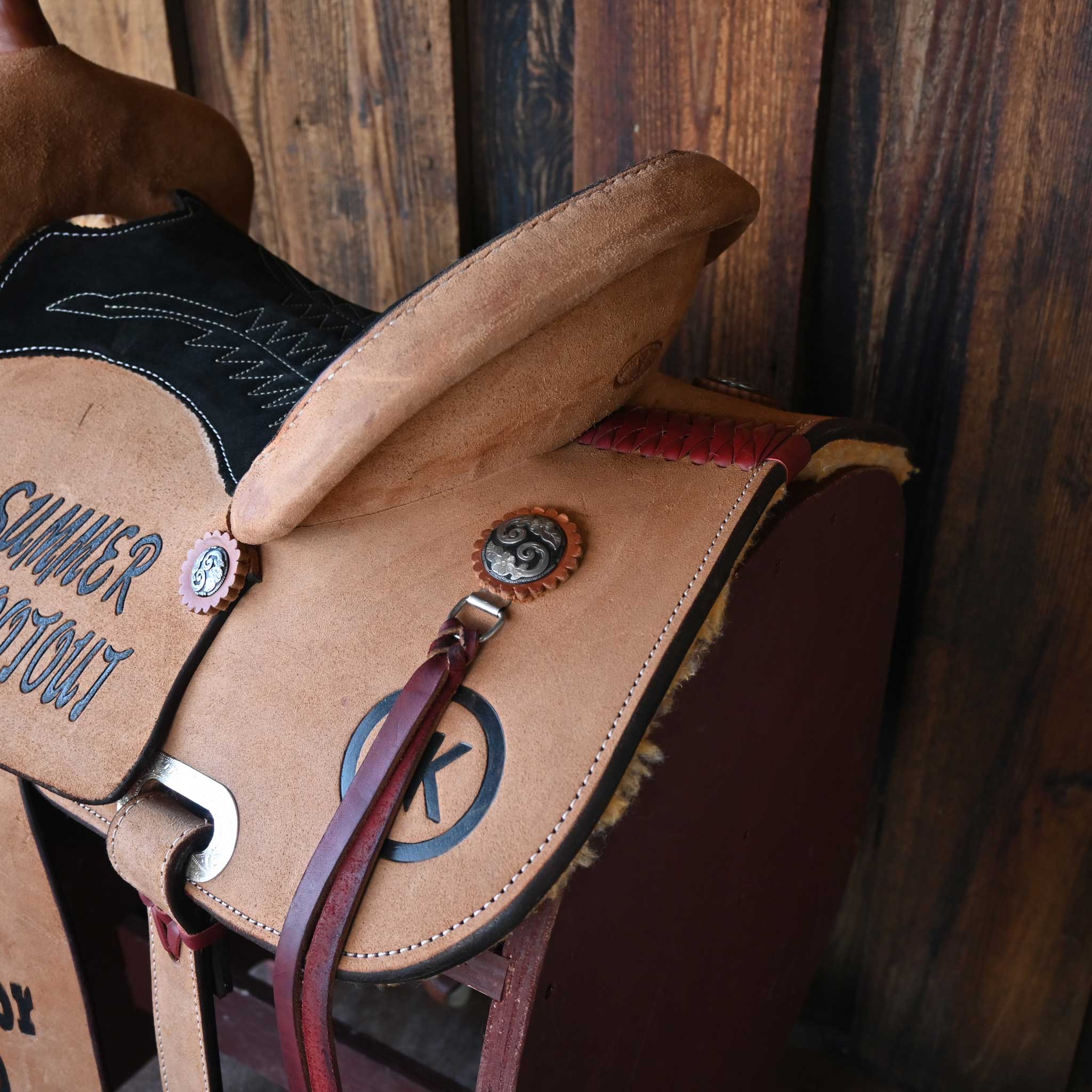 14" USED COWBOY CLASSIC BARREL SADDLE - Image 3
