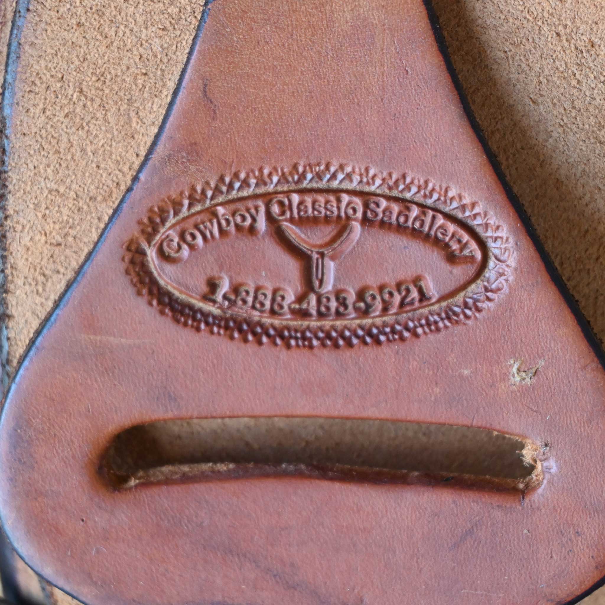 14" USED COWBOY CLASSIC BARREL SADDLE - Image 4