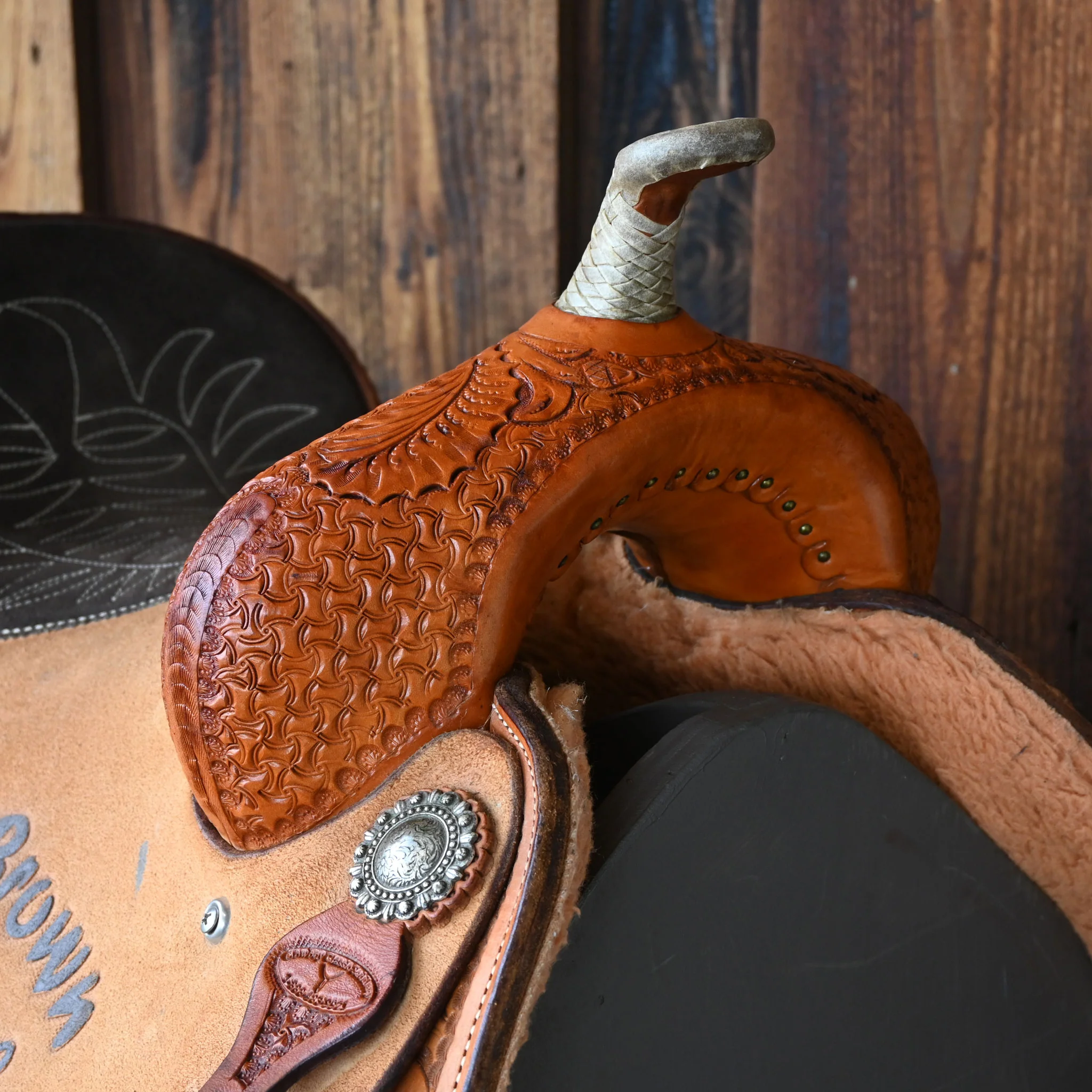 14" USED COWBOY CLASSIC BARREL SADDLE - Image 2