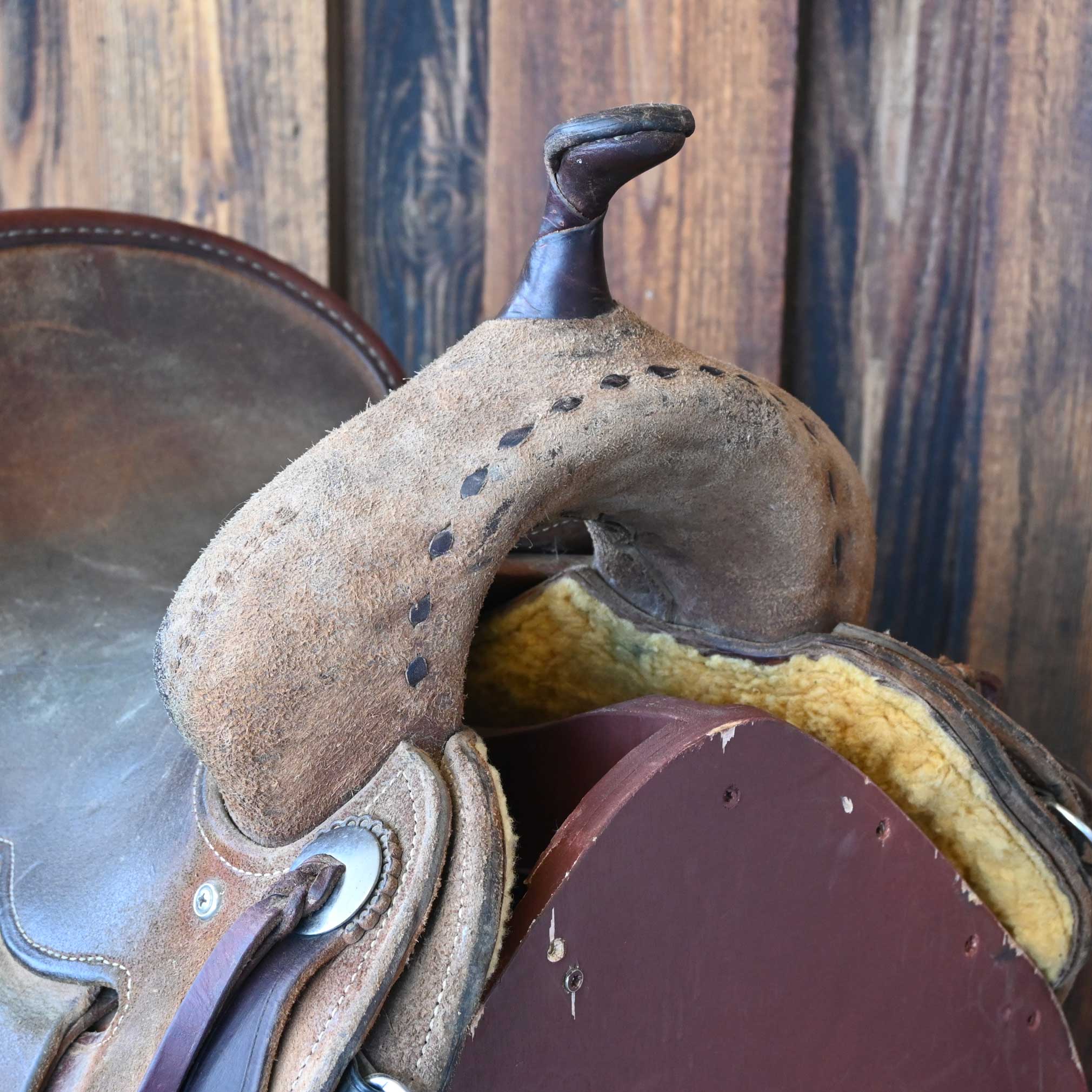 14" USED HERSCHBERGER BARREL SADDLE - Image 2