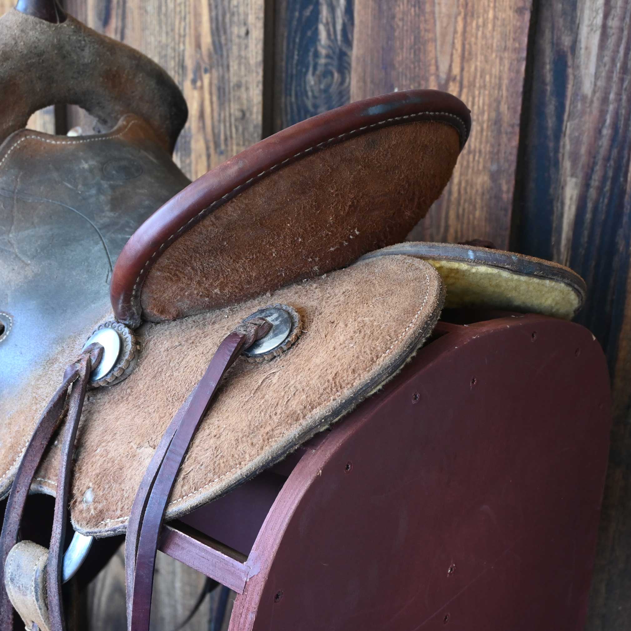 14" USED HERSCHBERGER BARREL SADDLE - Image 3