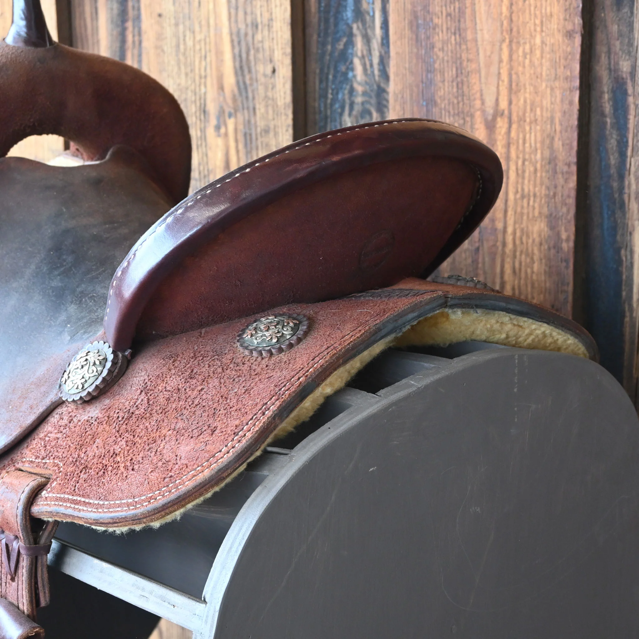 14" USED JEFF SMITH C3 BARREL SADDLE - Image 3