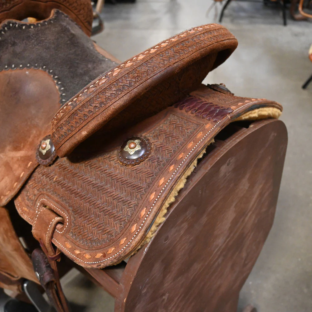 14" USED JEFF SMITH BARREL SADDLE - Image 3