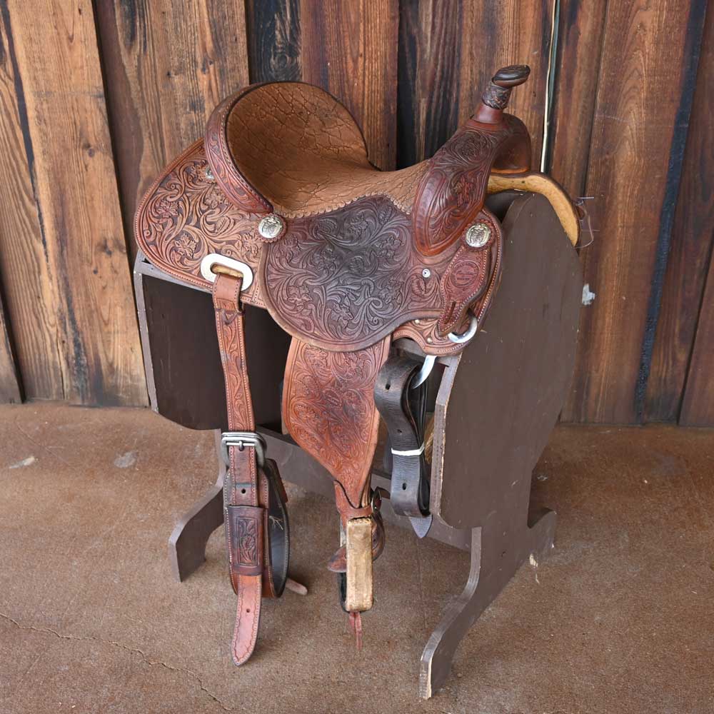 14" USED JEFF SMITH MARY WALKER BARREL SADDLE