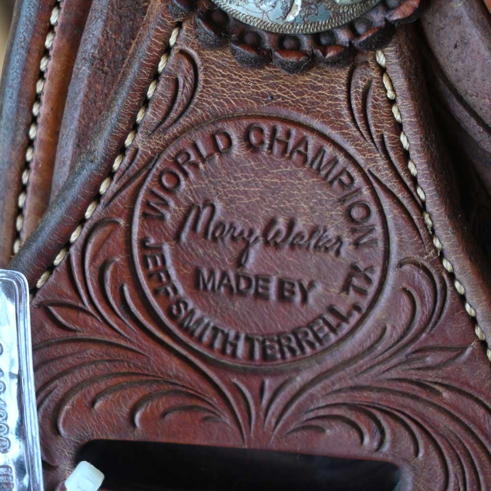 14" USED JEFF SMITH MARY WALKER BARREL SADDLE - Image 4