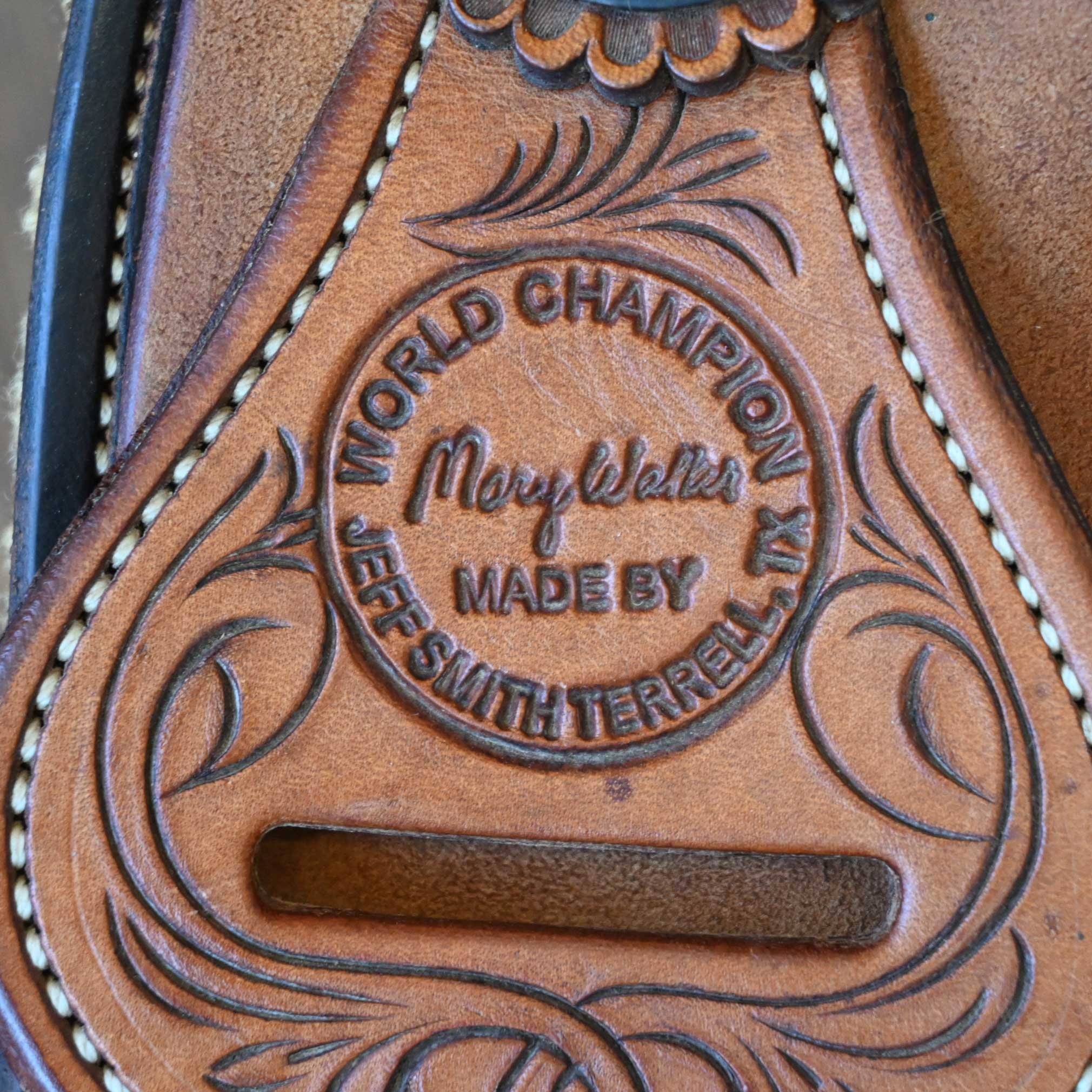 14" USED JEFF SMITH MARY WALKER BARREL SADDLE - Image 4