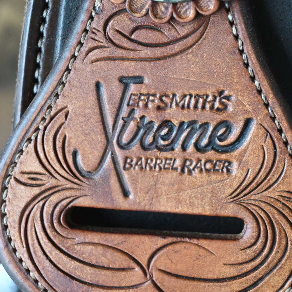14" USED JEFF SMITH XTREME BARREL SADDLE - Image 4