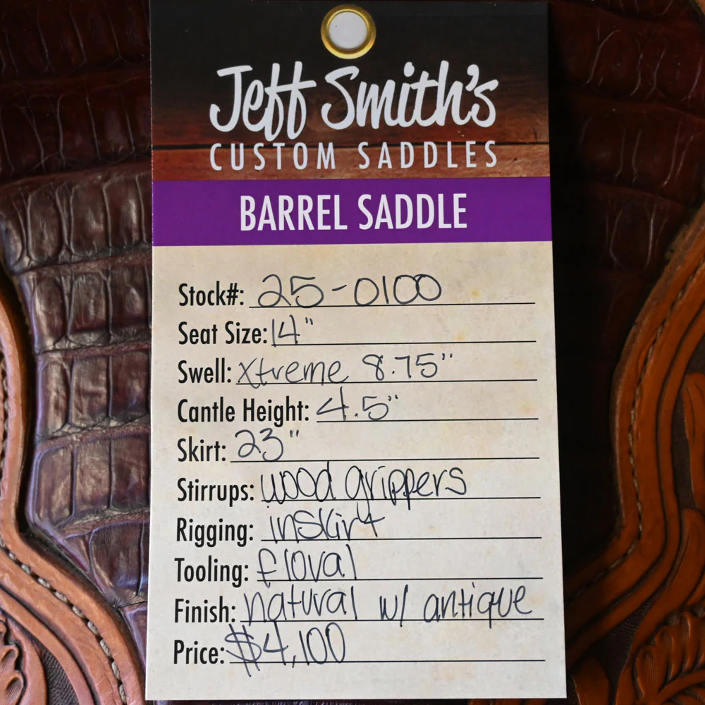14" USED JEFF SMITH XTREME BARREL SADDLE - Image 5