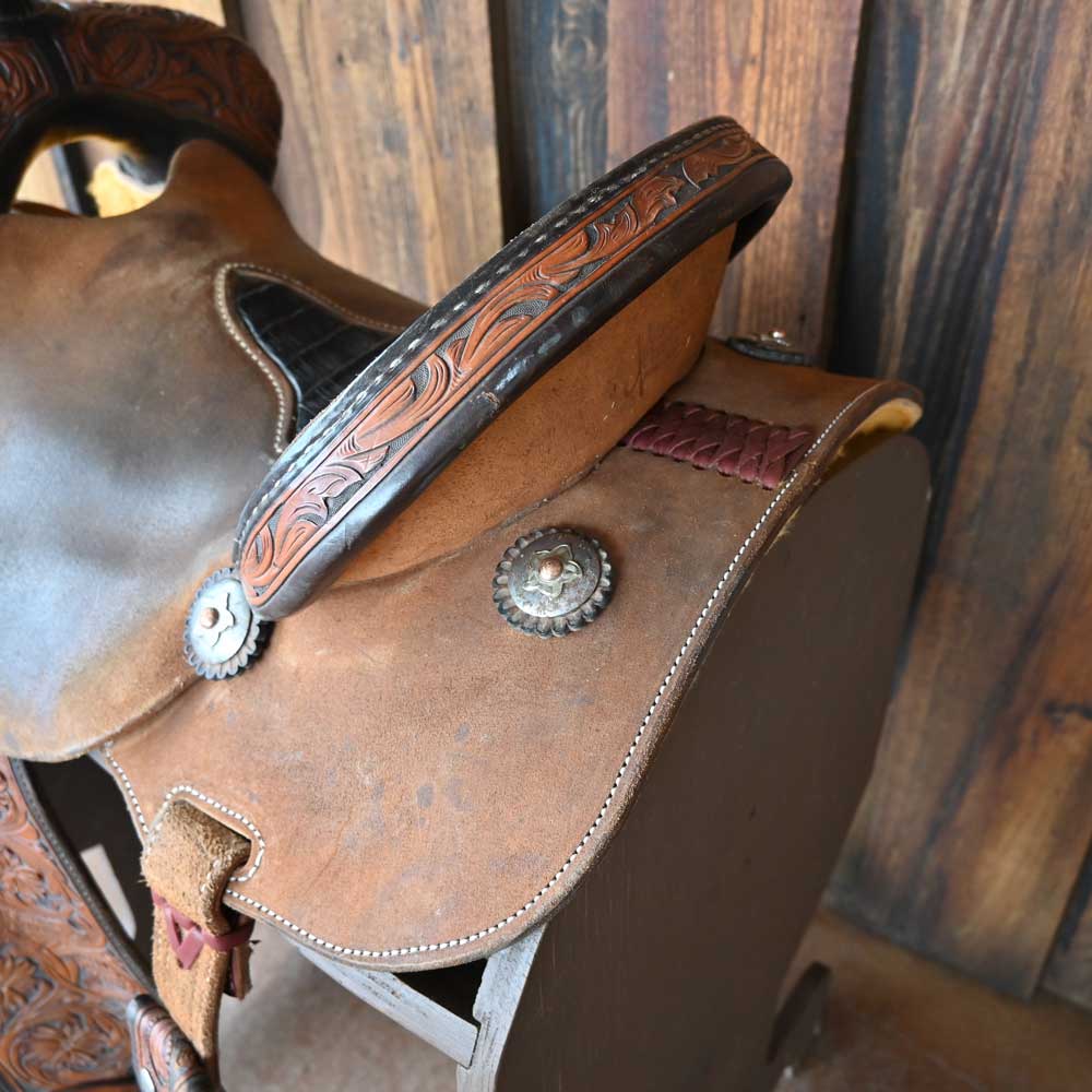 14" USED JEFF SMITH XTREME BARREL SADDLE - Image 3