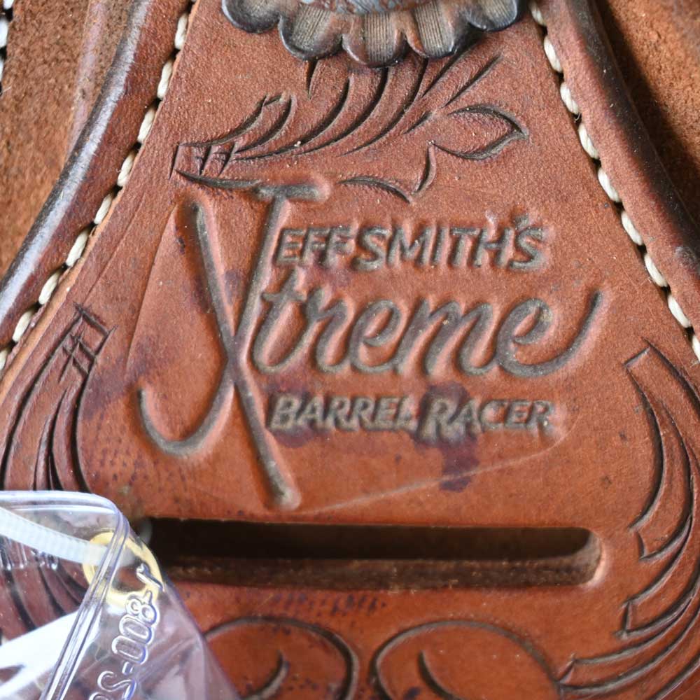 14" USED JEFF SMITH XTREME BARREL SADDLE - Image 4