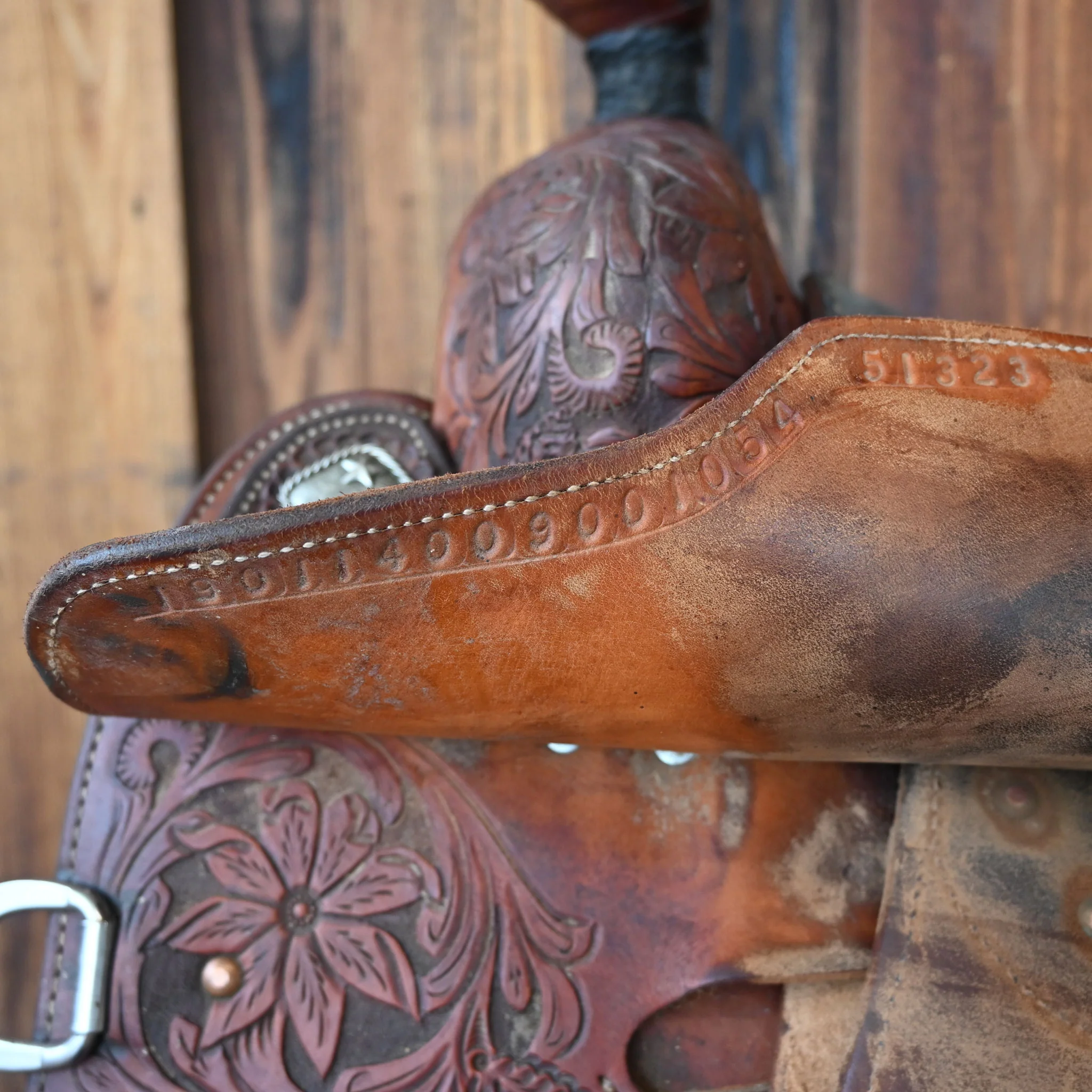14" USED MARTIN CALF ROPING SADDLE - Image 5