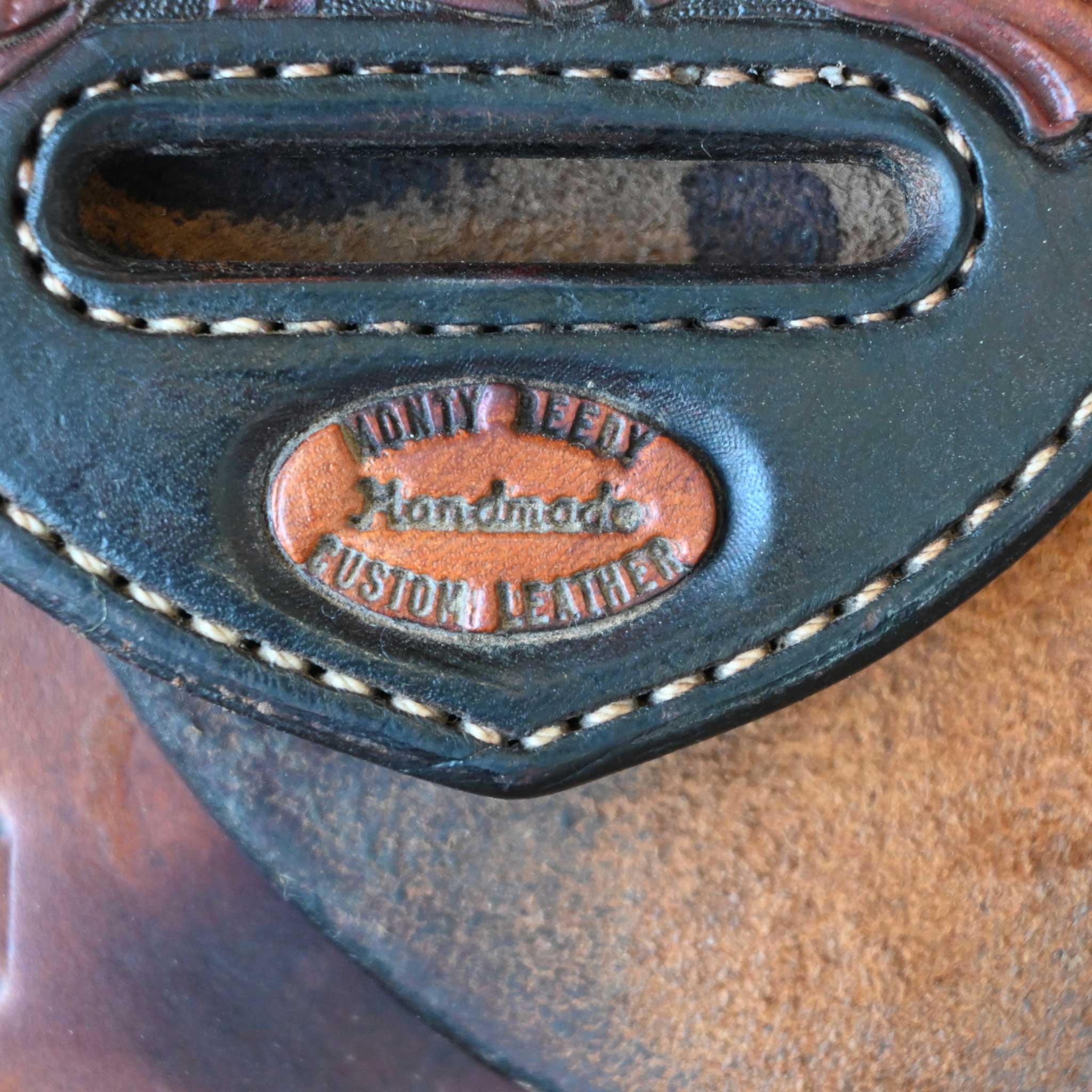 14" USED MONTY REEDY BARREL SADDLE - Image 5